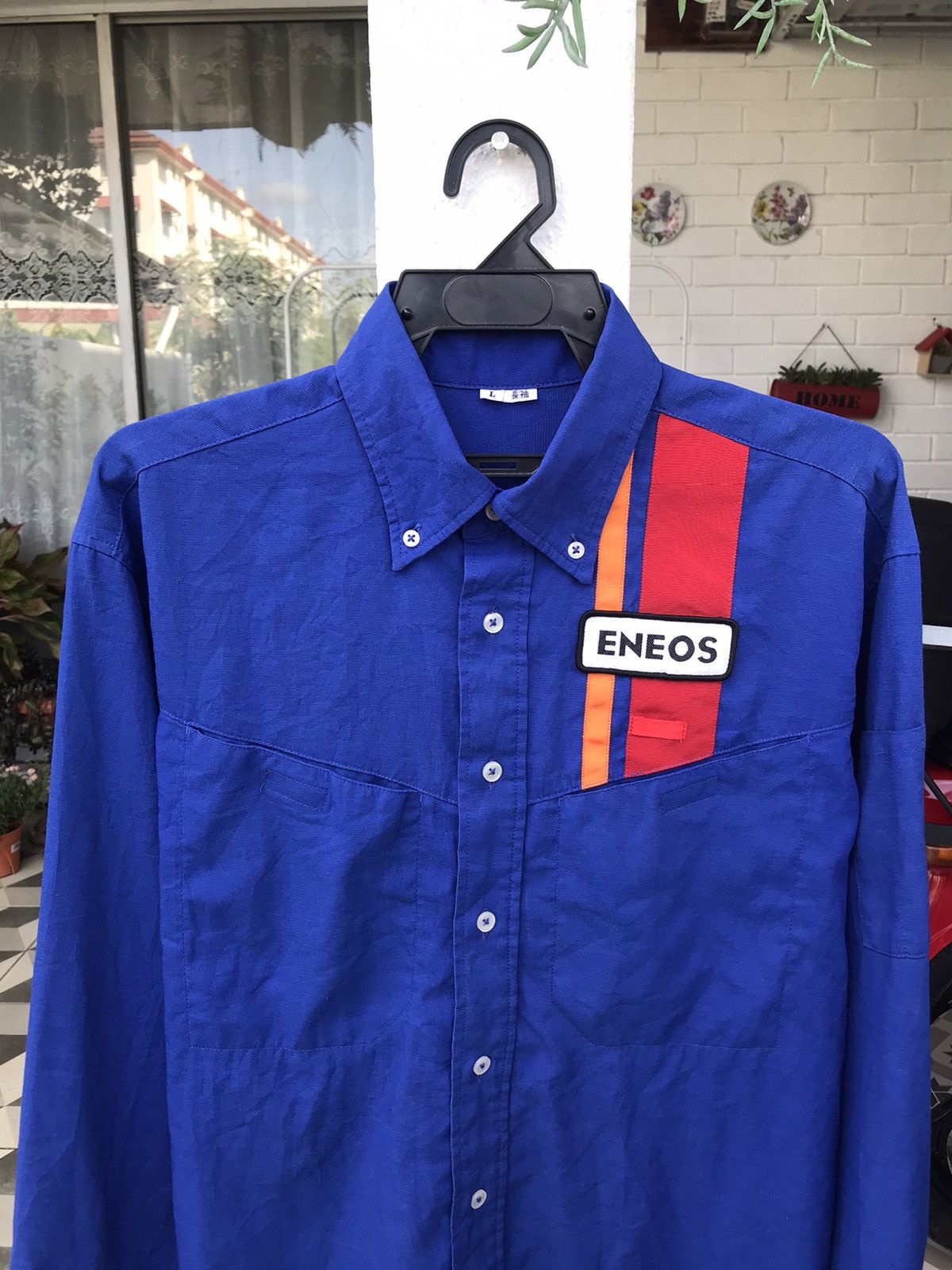 Japanese Brand × Sports Specialties ENEOS WORK-SHIRT INITIAL D BY ENEOS TRADING Size US L / EU 52-54 / 3 - 2 Thumbnail