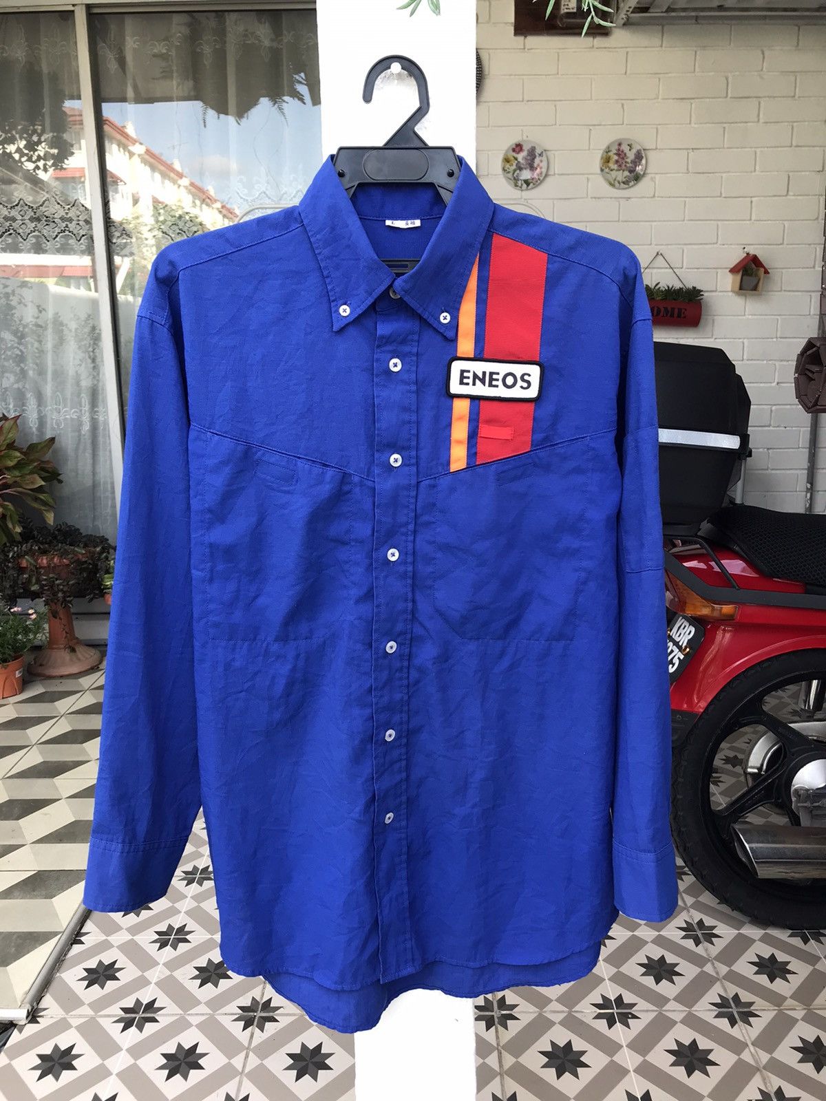 Japanese Brand × Sports Specialties ENEOS WORK-SHIRT INITIAL D BY ENEOS TRADING Size US L / EU 52-54 / 3 - 1 Thumbnail