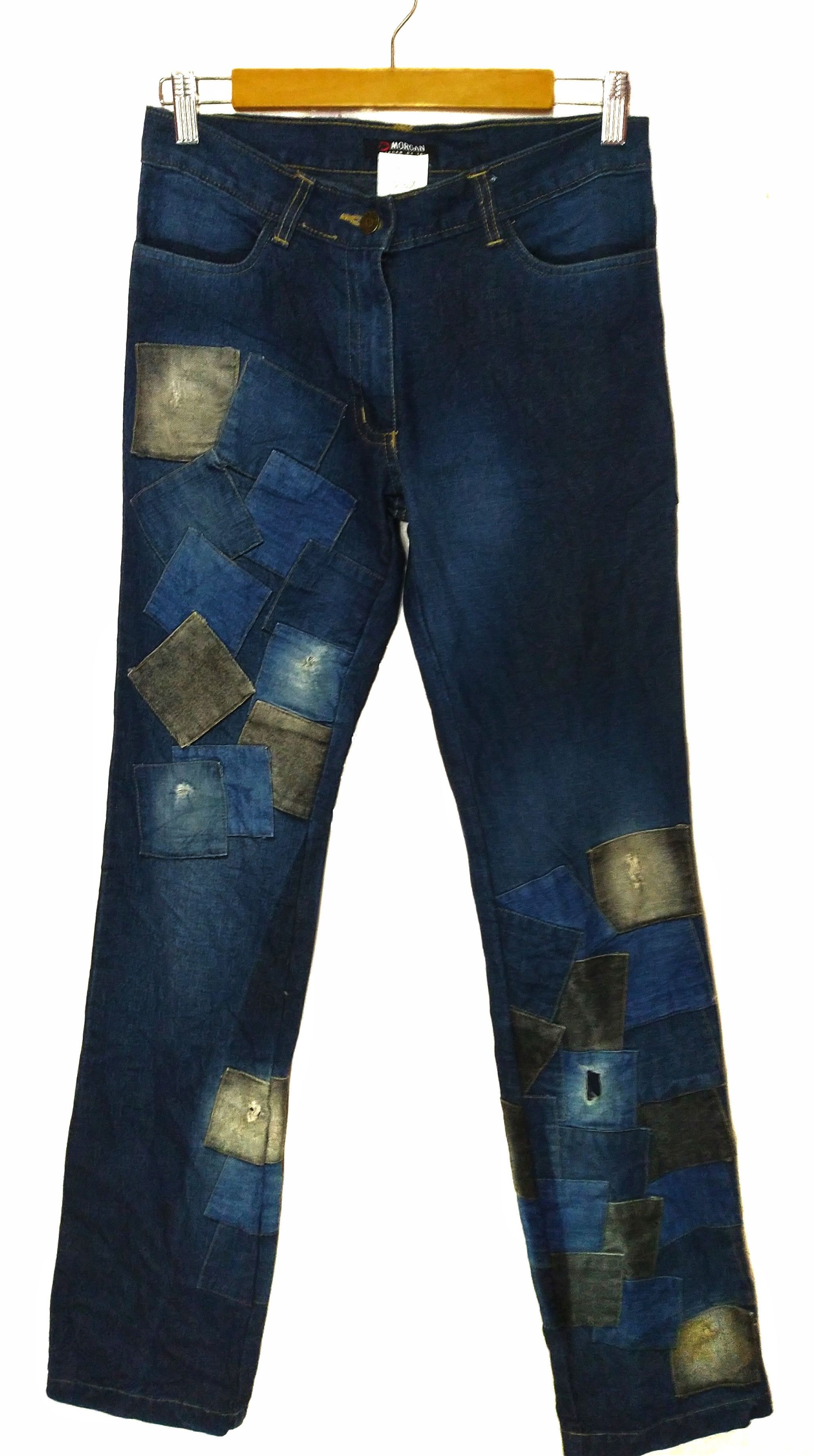 Japanese Brand Junya Watanabe style woman patchwork denim by Morgan Size US 32 / EU 48 - 1 Thumbnail