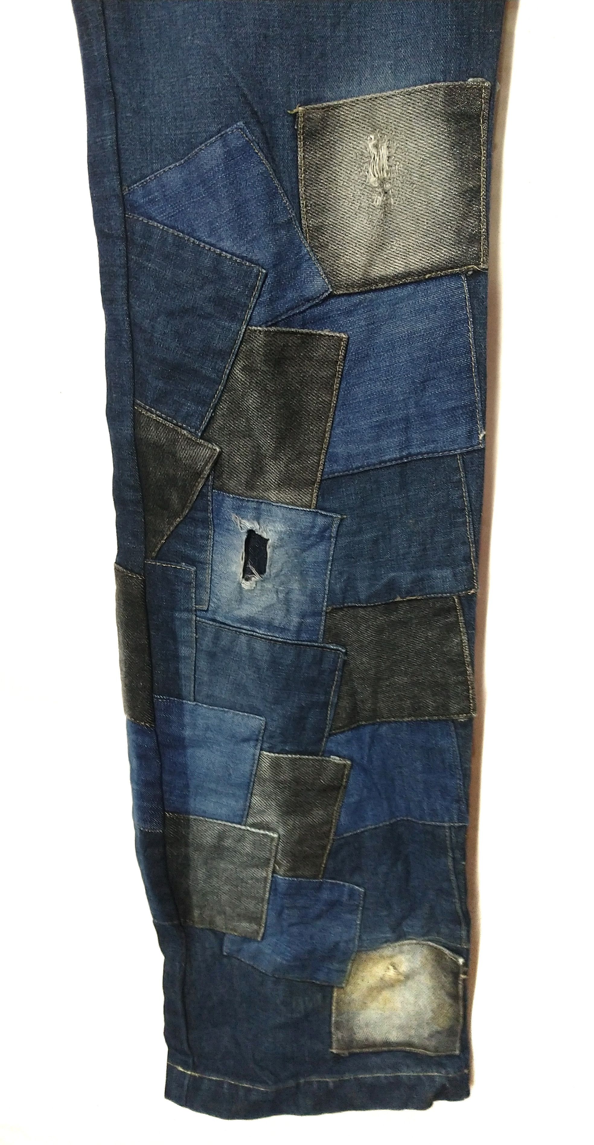 Japanese Brand Junya Watanabe style woman patchwork denim by Morgan Size US 32 / EU 48 - 5 Thumbnail