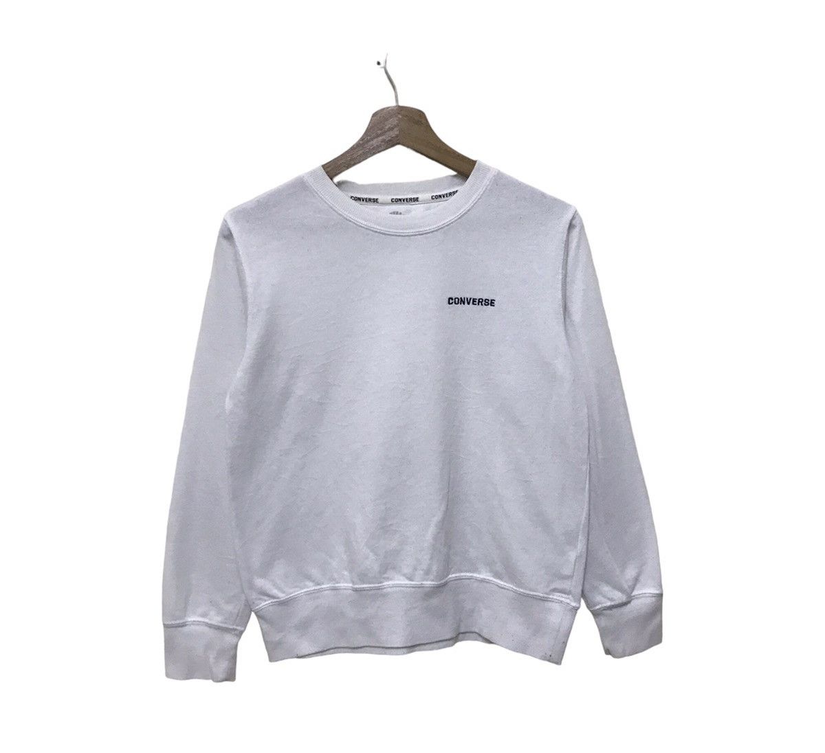 Converse × Vintage Vintage Converse Sweatshirt Crewneck Pullover Size US L / EU 52-54 / 3 - 1 Thumbnail