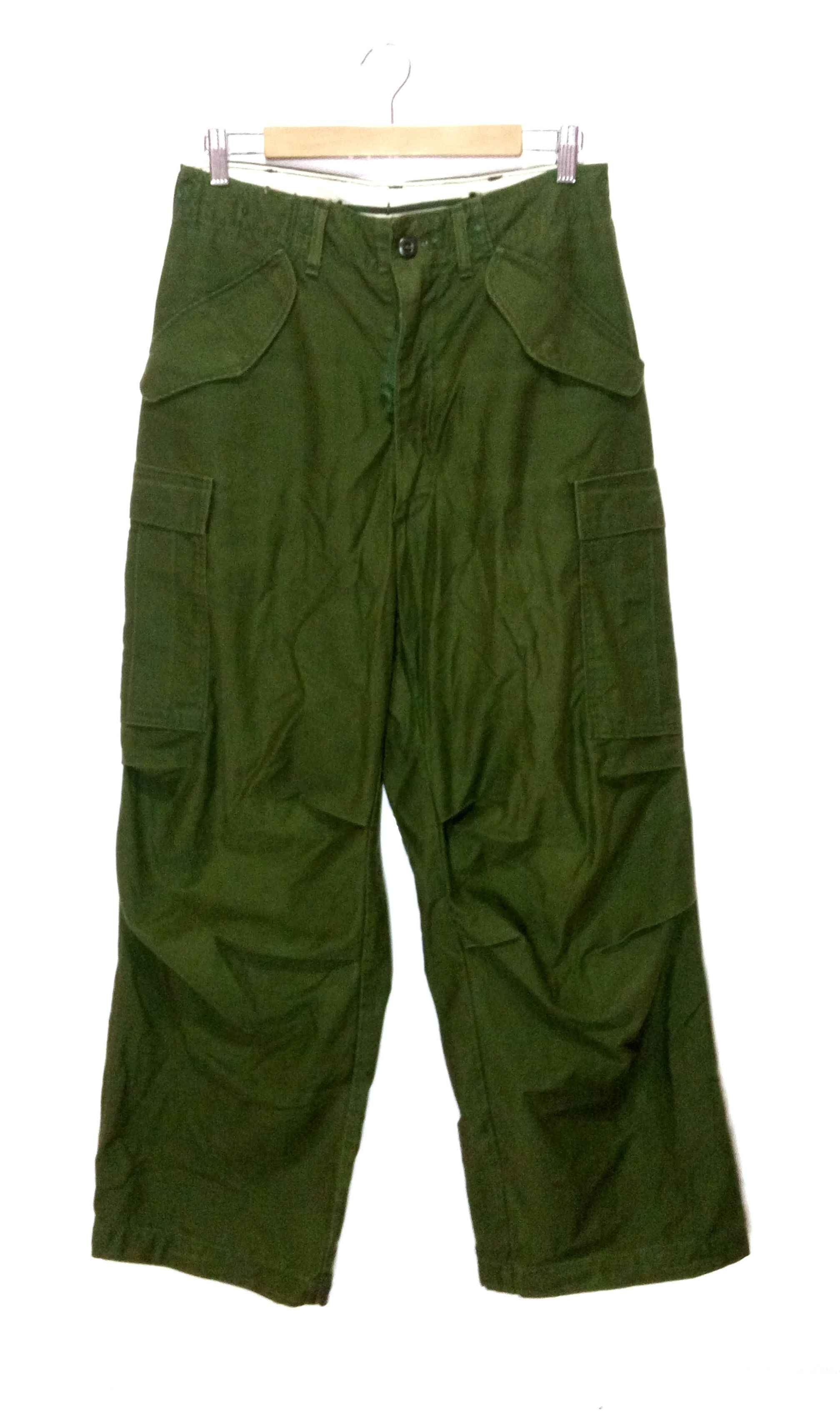 Vintage Vintage 70's Vietnam Cold Weather Fatigues Pants US army Size US 32 / EU 48 - 1 Thumbnail