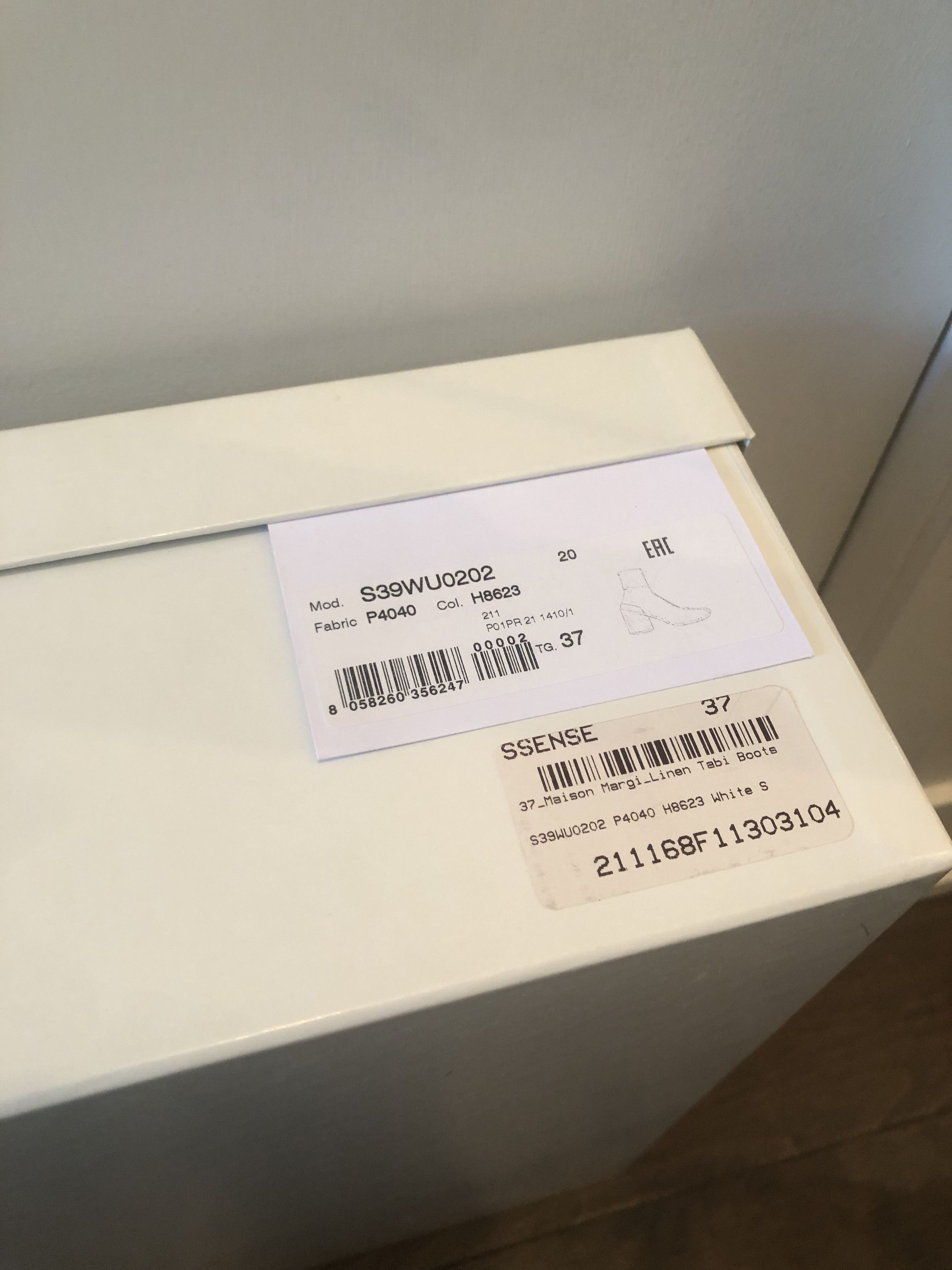 Maison Margiela Off-White Bianchetto Mid Heel Tabi Boots Size US 7 / IT 37 - 9 Thumbnail