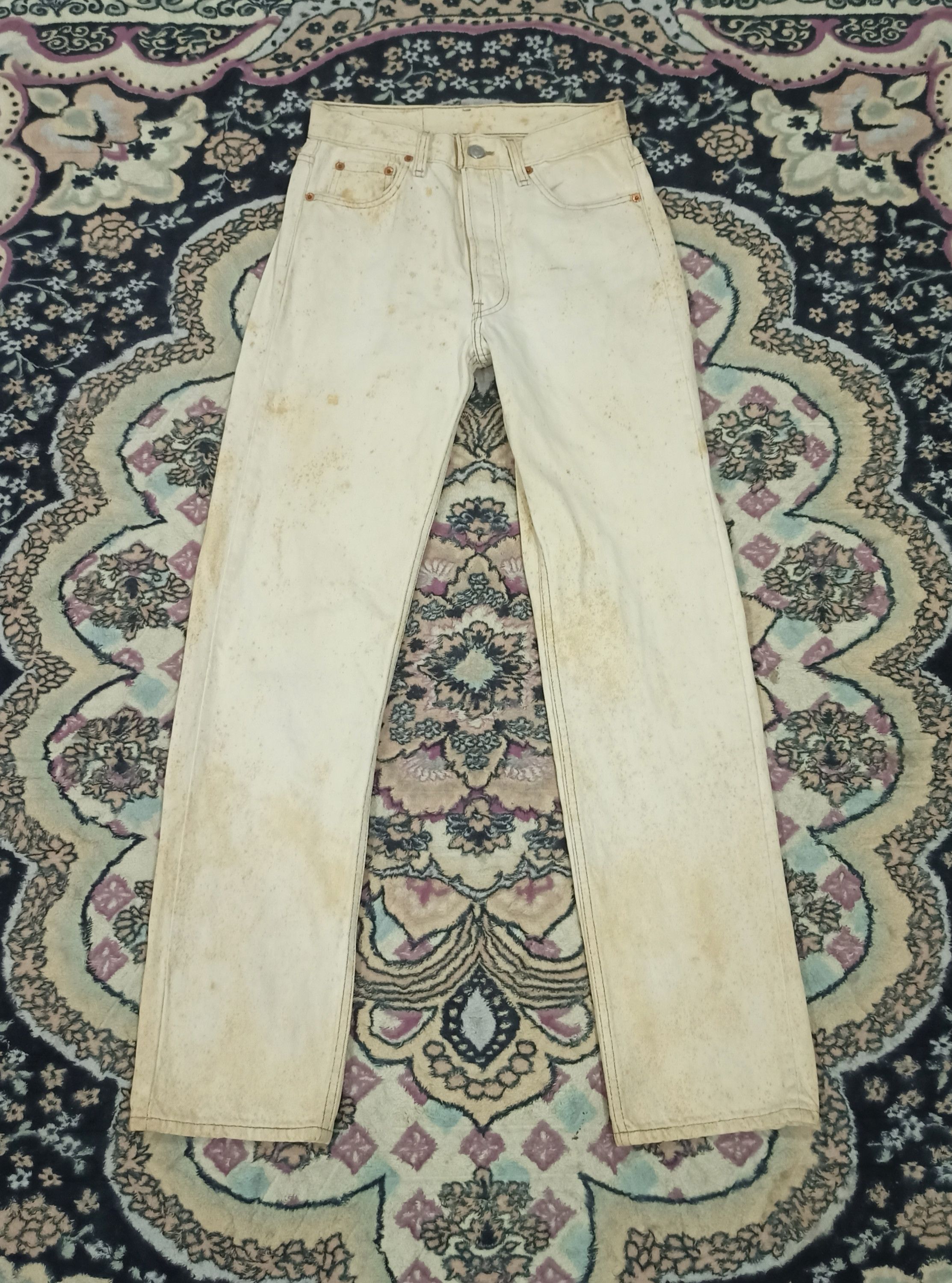 Levi's Vintage 1994 Levis 501 Rusty Dirty Jeans Size US 28 / EU 44 - 2 Thumbnail