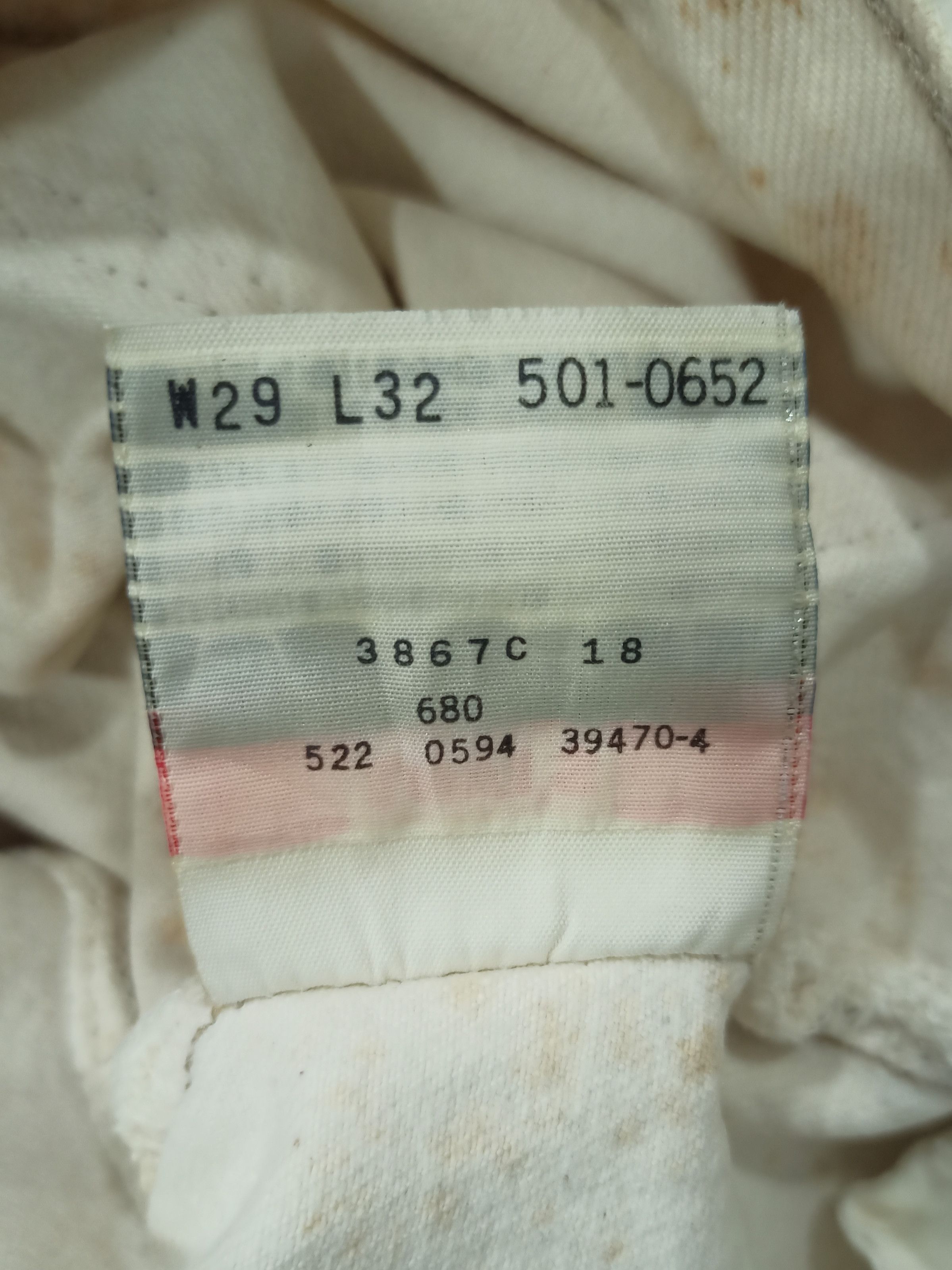 Levi's Vintage 1994 Levis 501 Rusty Dirty Jeans Size US 28 / EU 44 - 20 Thumbnail