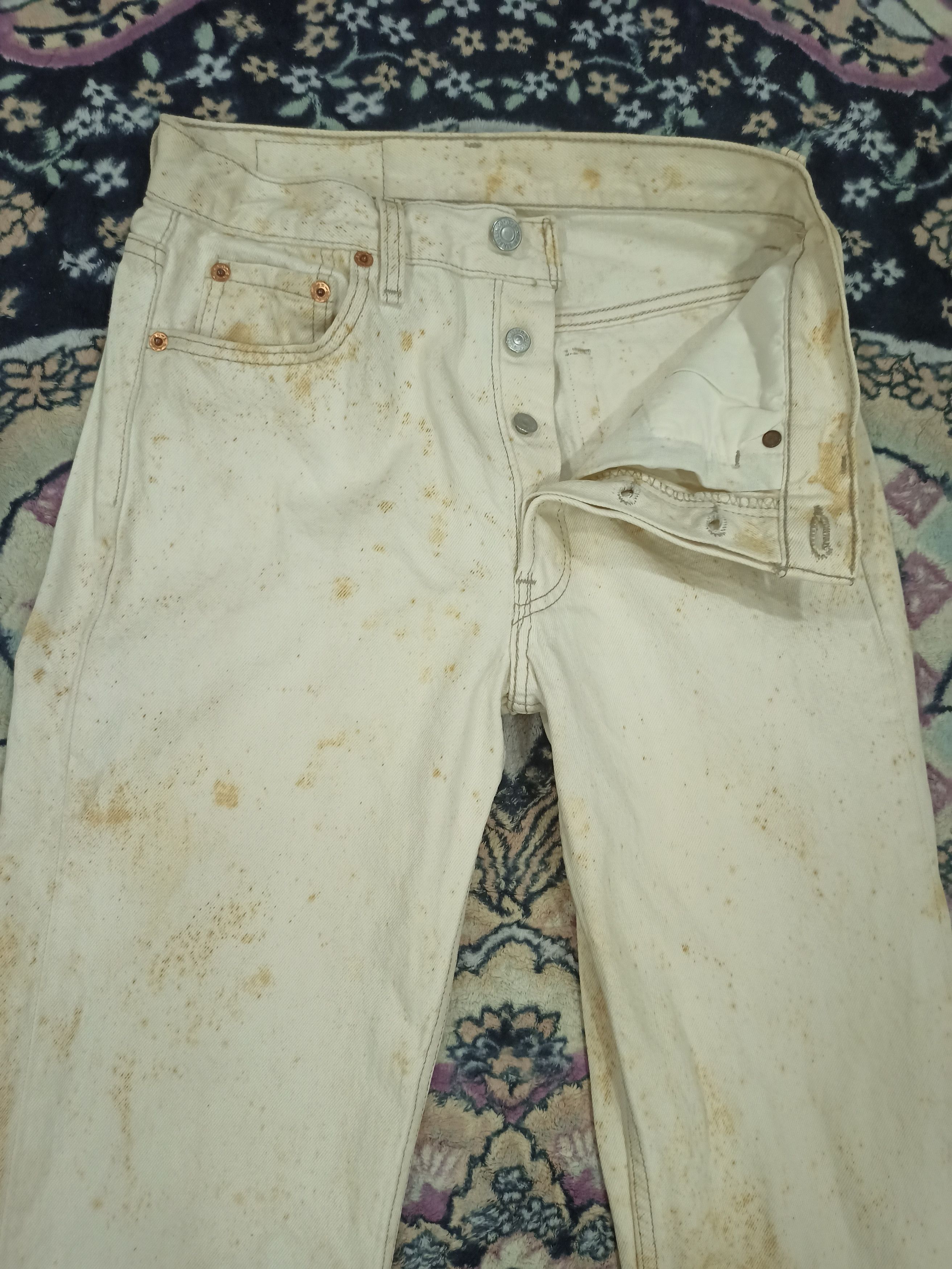 Levi's Vintage 1994 Levis 501 Rusty Dirty Jeans Size US 28 / EU 44 - 11 Thumbnail