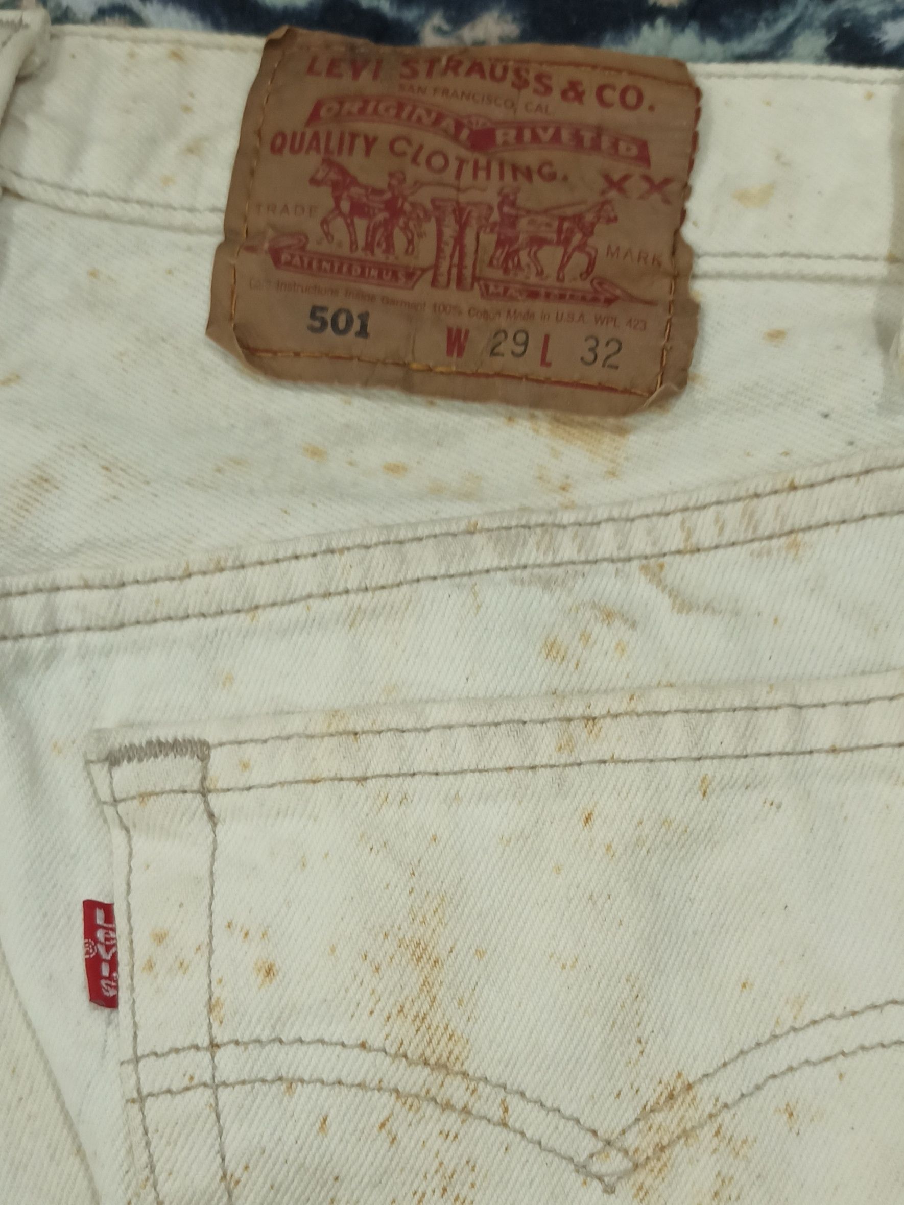 Levi's Vintage 1994 Levis 501 Rusty Dirty Jeans Size US 28 / EU 44 - 18 Thumbnail