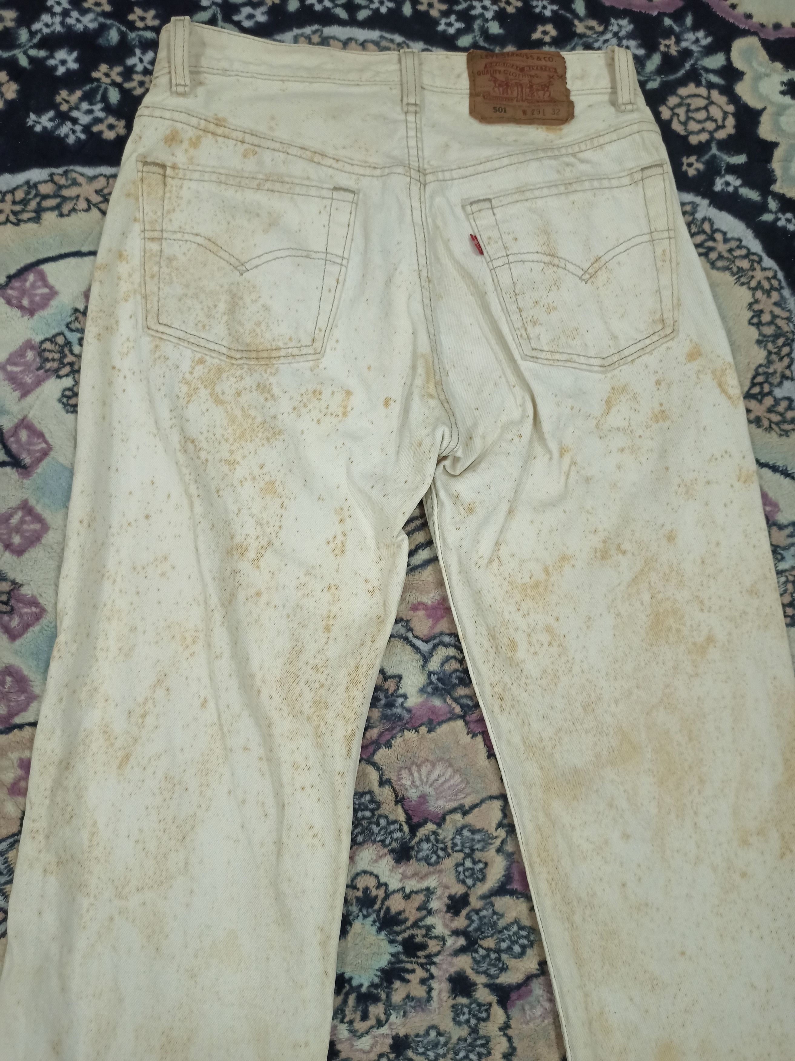 Levi's Vintage 1994 Levis 501 Rusty Dirty Jeans Size US 28 / EU 44 - 17 Thumbnail