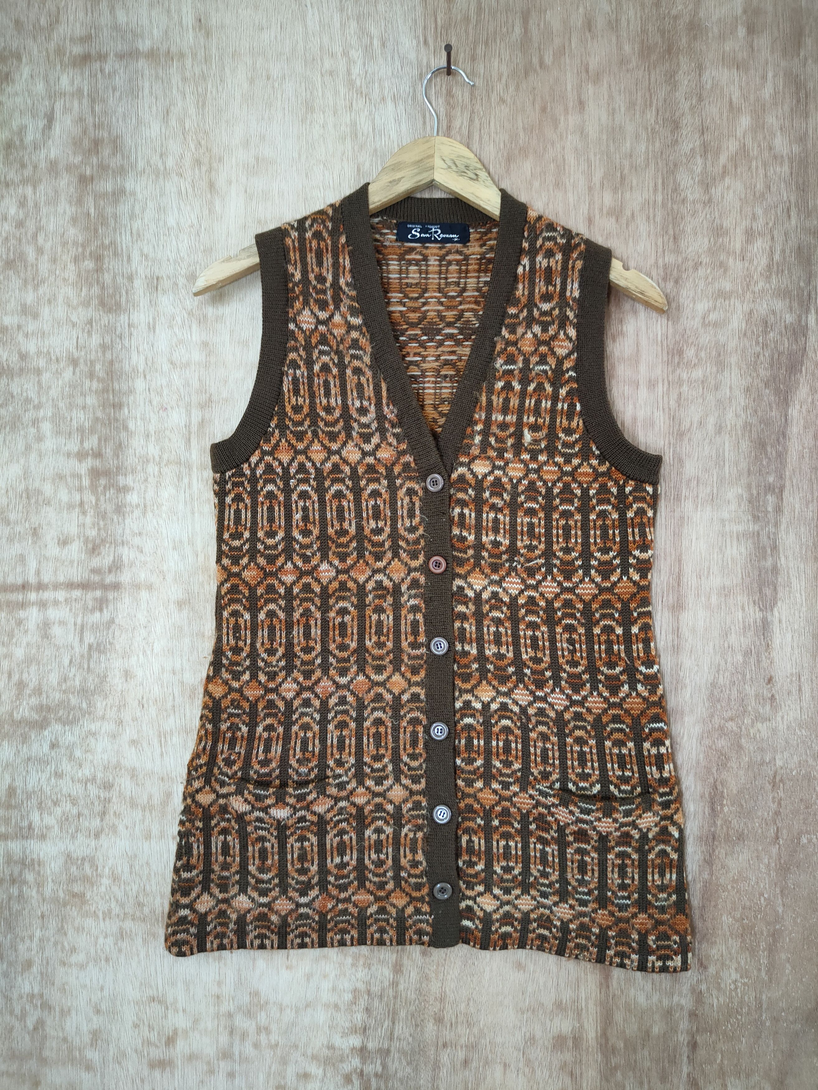 Japanese Brand Japan vintage art knitwear mohair vest cardigan #46- Size S / US 4 / IT 40 - 1 Thumbnail