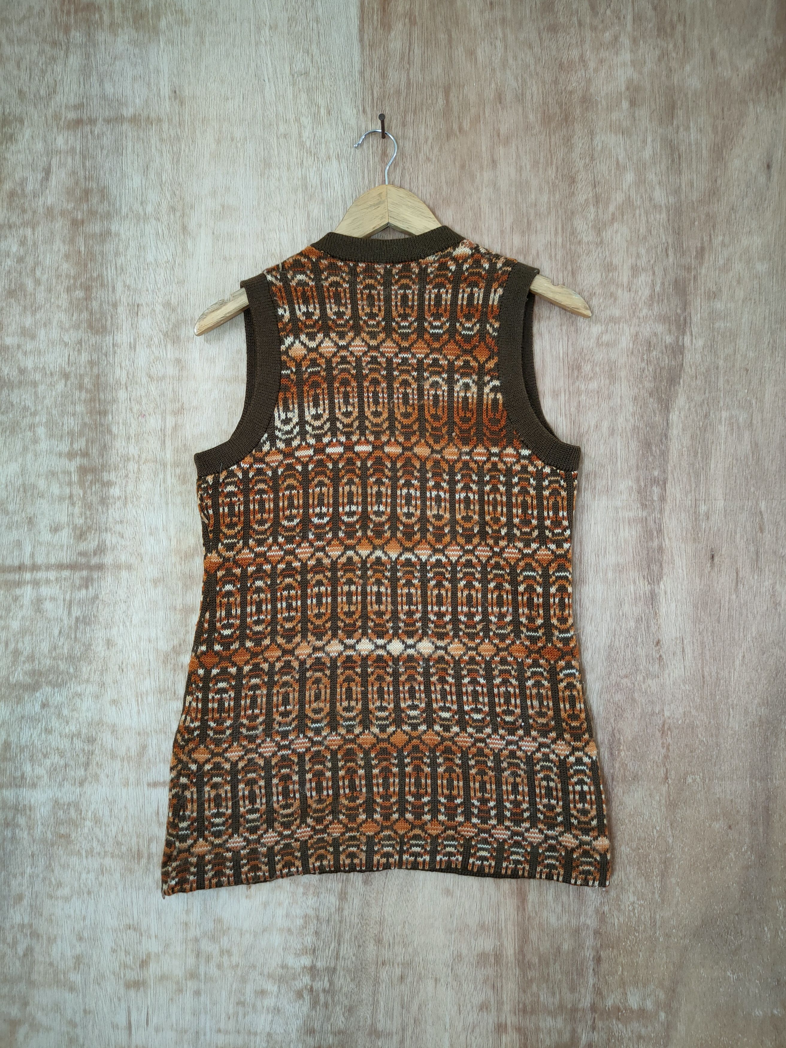 Japanese Brand Japan vintage art knitwear mohair vest cardigan #46- Size S / US 4 / IT 40 - 8 Thumbnail
