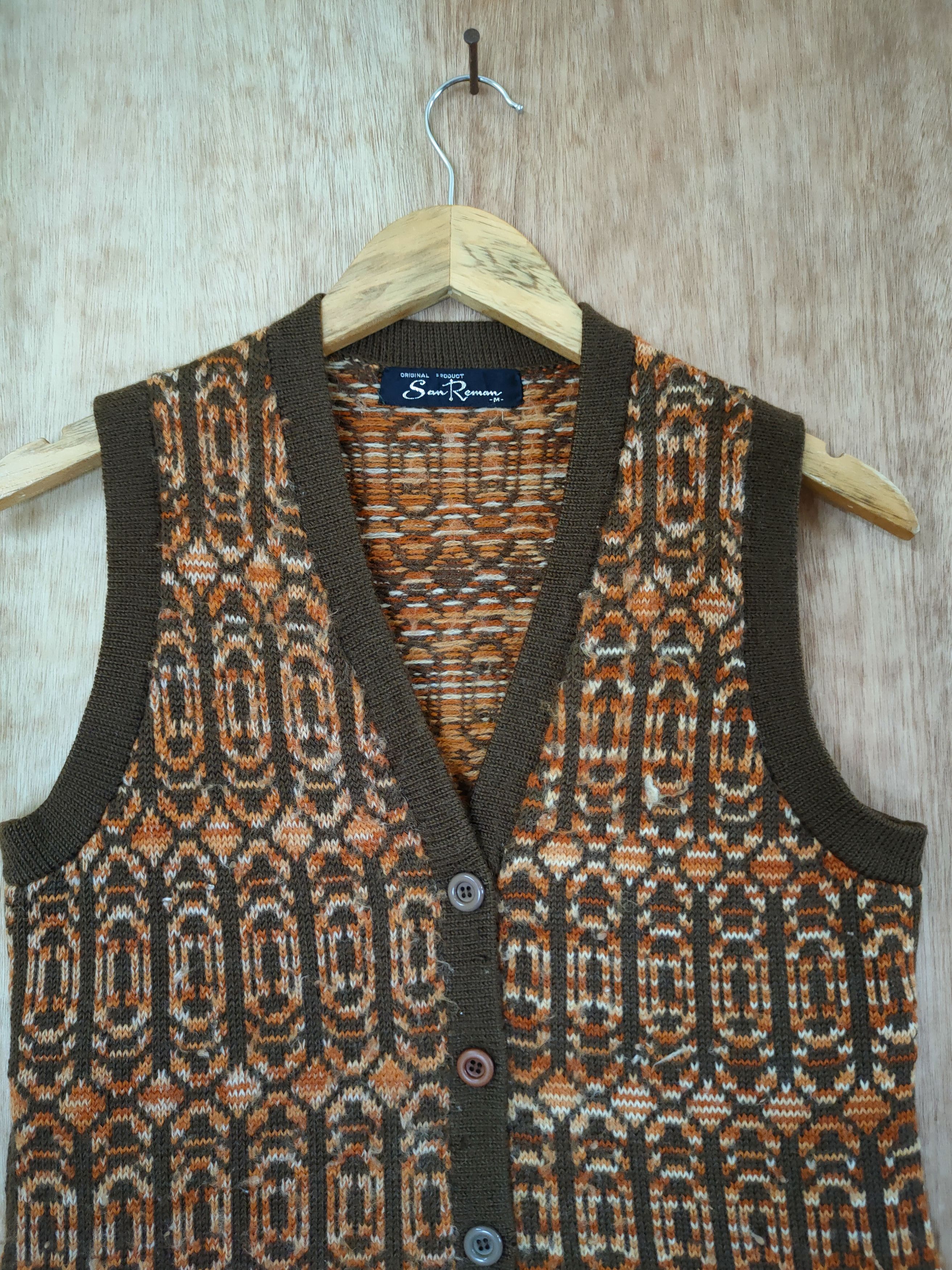 Japanese Brand Japan vintage art knitwear mohair vest cardigan #46- Size S / US 4 / IT 40 - 3 Thumbnail