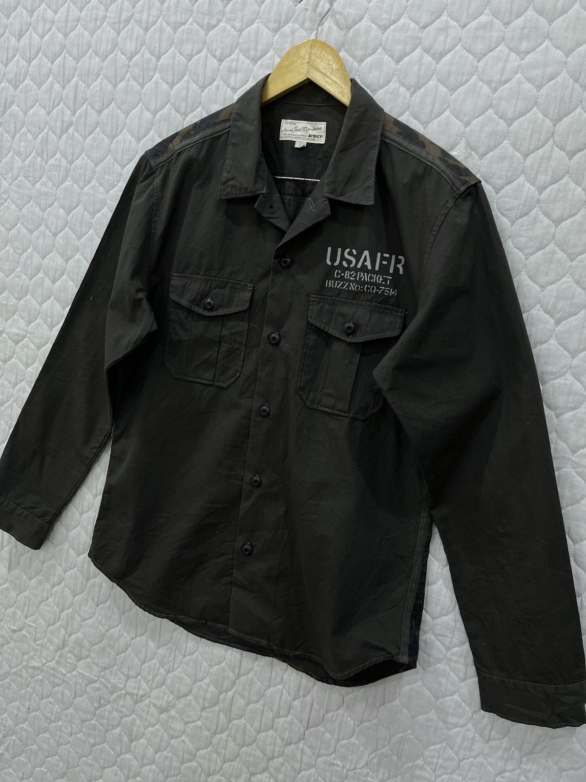Avirex (Pp). AVIREX US AIR FORCE COLLAR SHIRT Size US M / EU 48-50 / 2 - 4 Thumbnail
