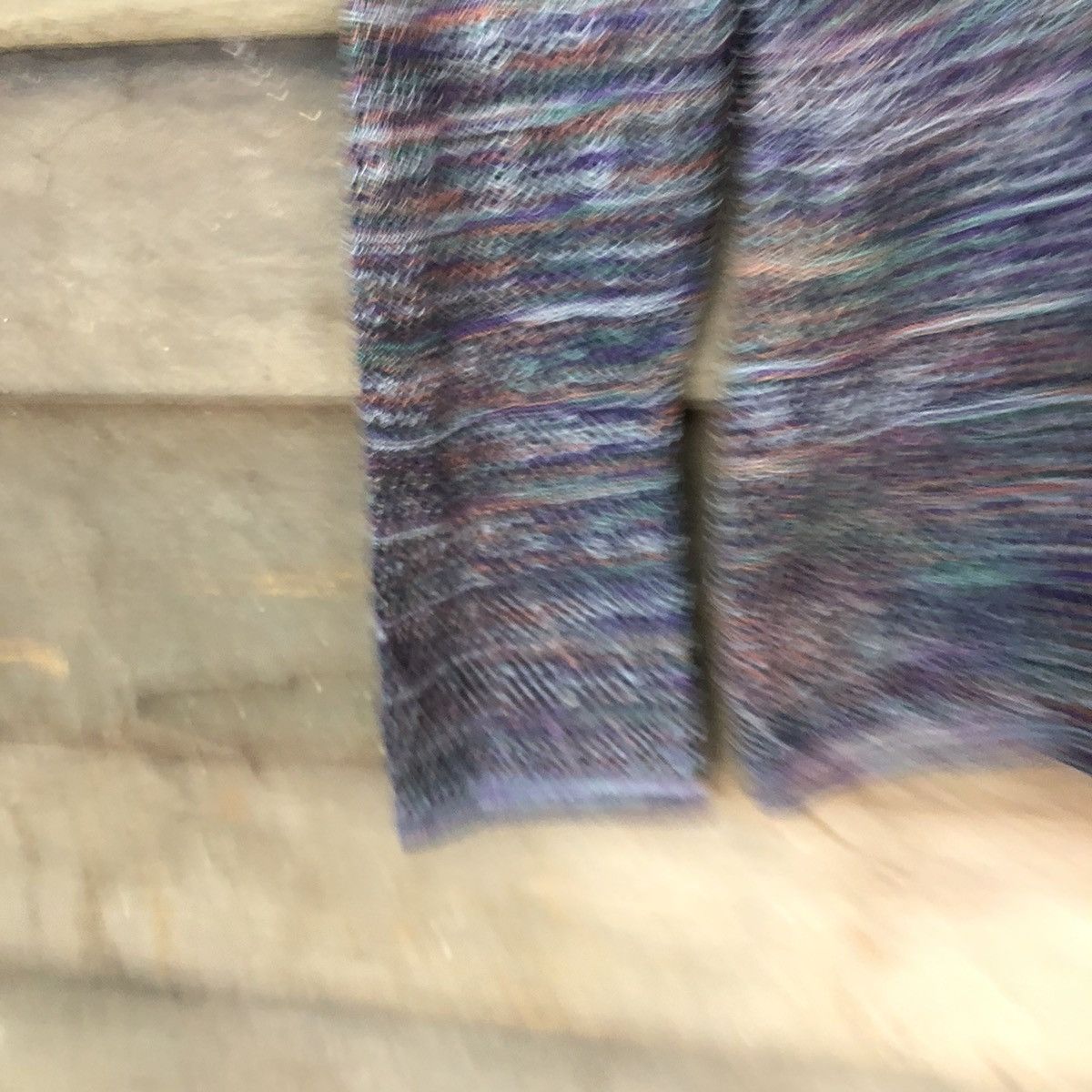 Homespun Knitwear × Japanese Brand Rogica mesh net crochet Purple sexy cardigan Knitwear #c680 Size US M / EU 48-50 / 2 - 6 Thumbnail