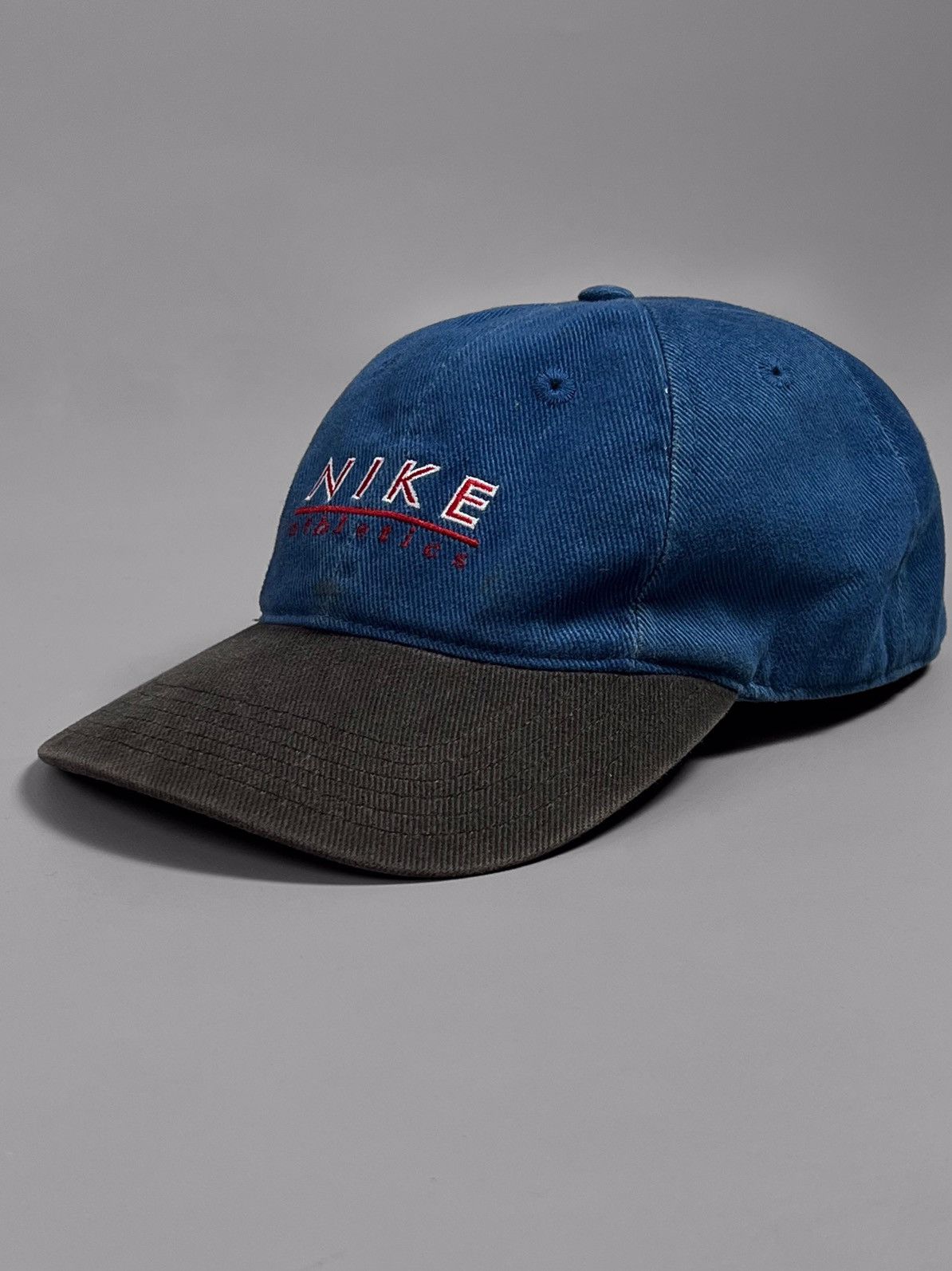 Nike × Vintage Vintage 90s Nike Athletics Cap SnapBack Size ONE SIZE - 2 Thumbnail