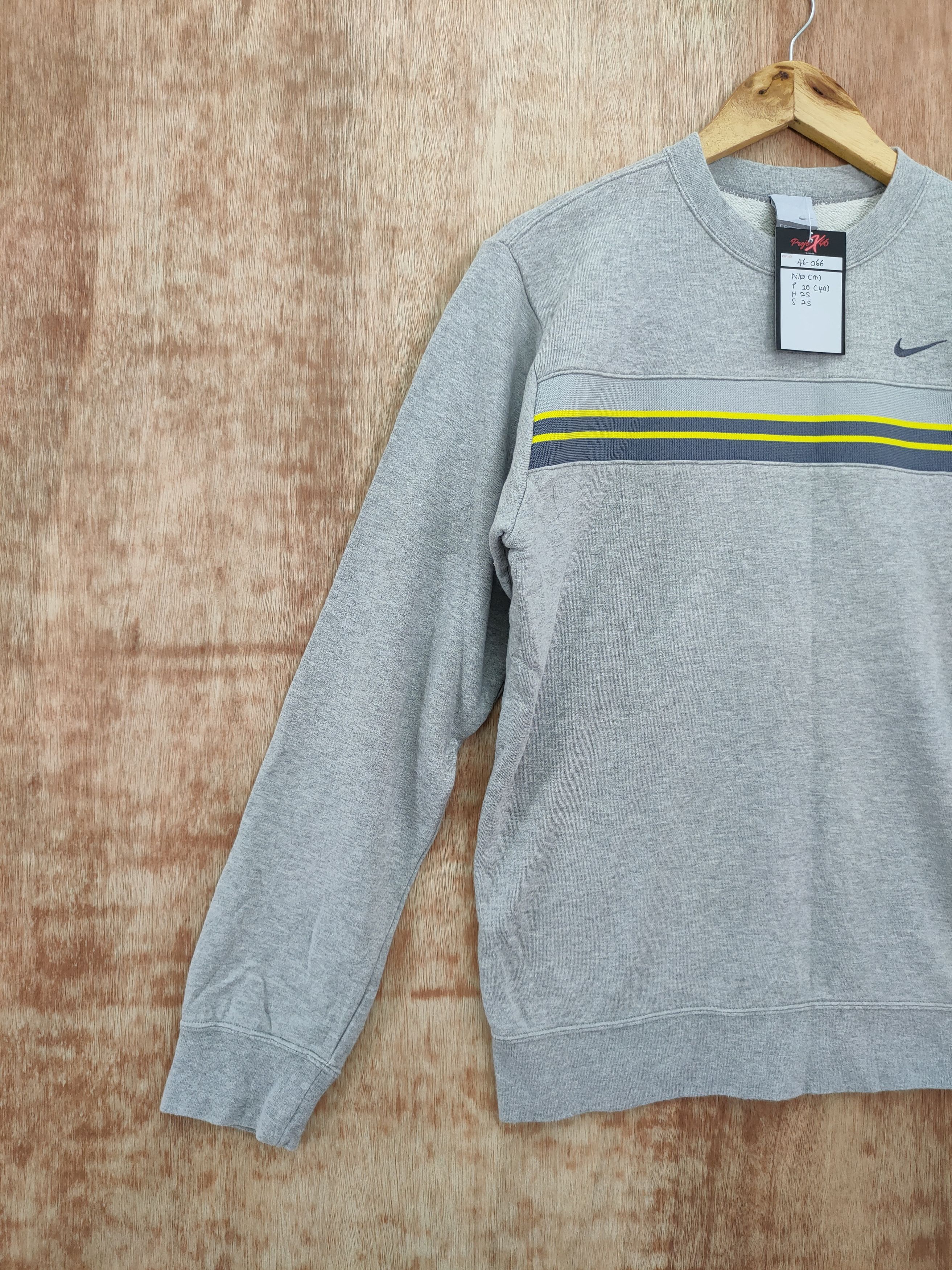 Nike DLL Nike line embroidery logo sweatshirt #46-066 Size US S / EU 44-46 / 1 - 2 Thumbnail
