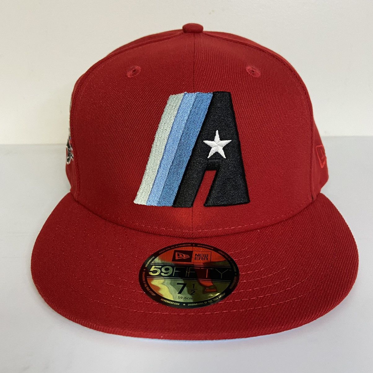 7 1/2 Red Icy Houston Astros Hat Club Icy Blue UV 45th Anniv