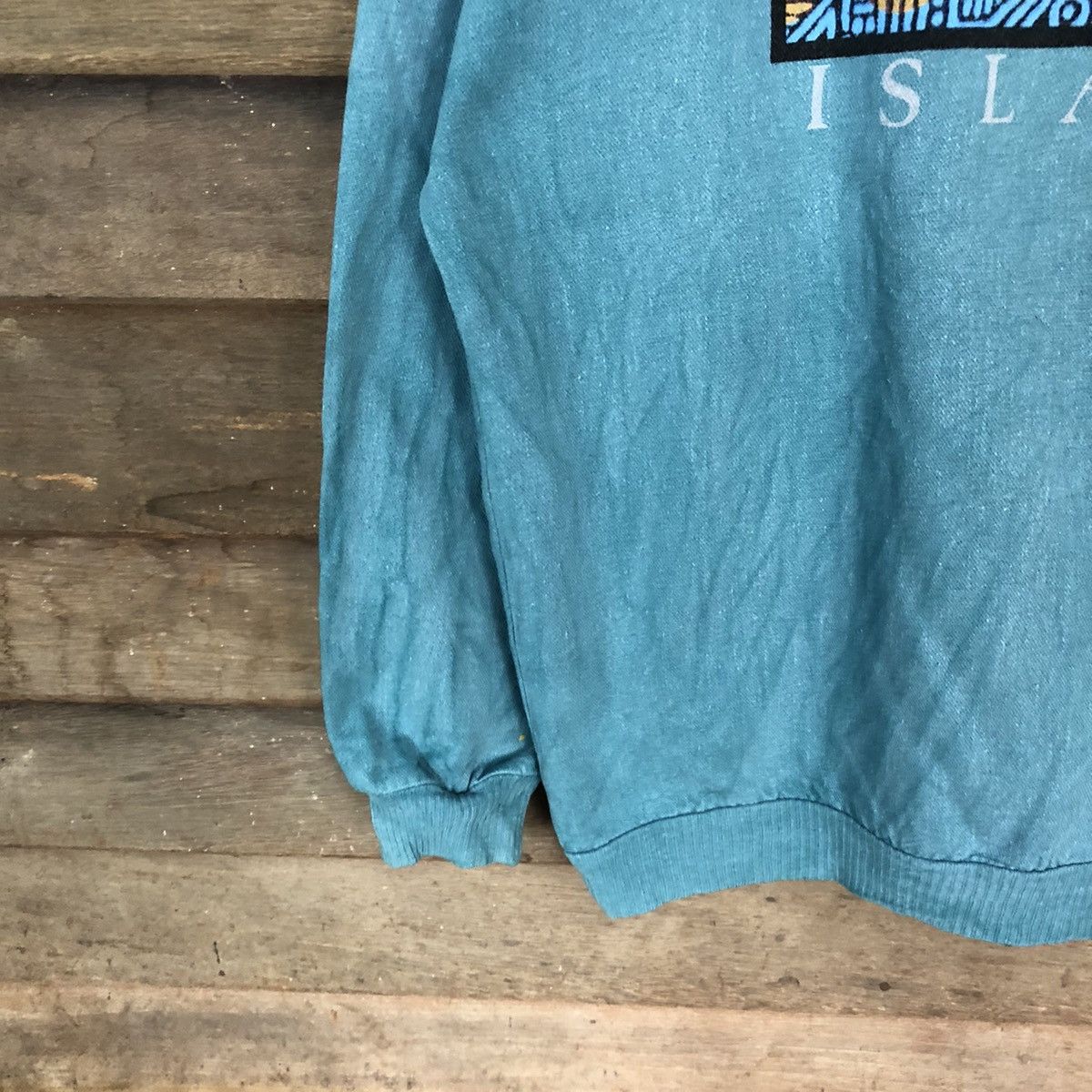 Vintage Hawaiian Island Crazy Shirt vintage Green Sweatshirt #4747 Size US M / EU 48-50 / 2 - 4 Thumbnail