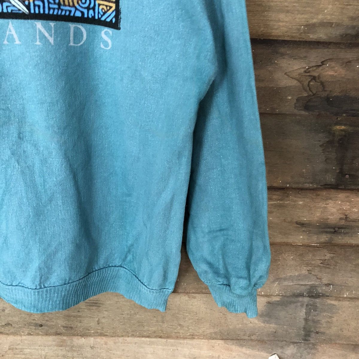 Vintage Hawaiian Island Crazy Shirt vintage Green Sweatshirt #4747 Size US M / EU 48-50 / 2 - 5 Thumbnail