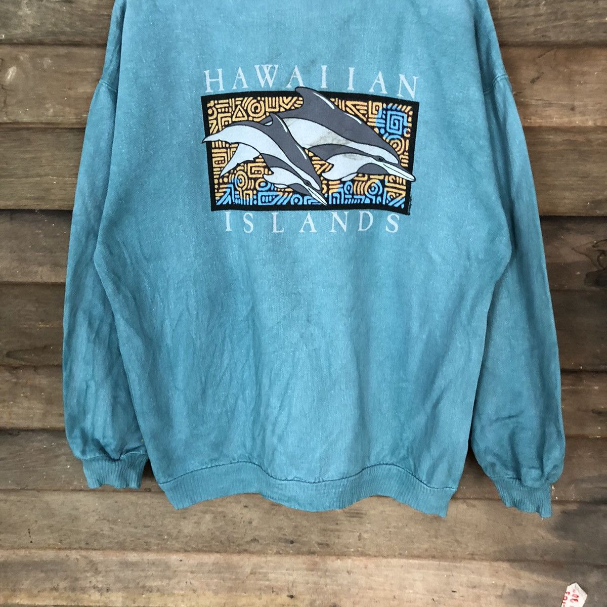 Vintage Hawaiian Island Crazy Shirt vintage Green Sweatshirt #4747 Size US M / EU 48-50 / 2 - 3 Thumbnail