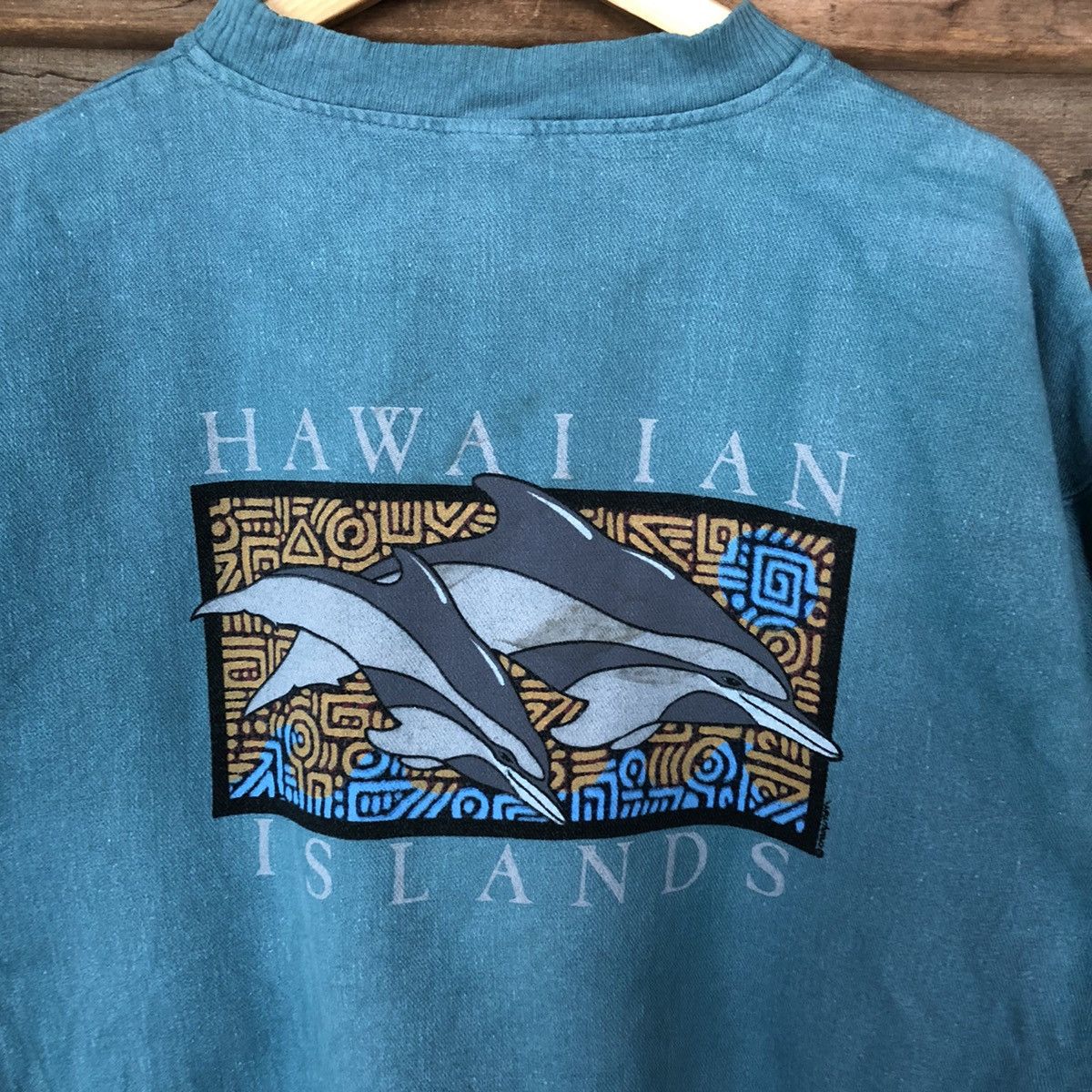 Vintage Hawaiian Island Crazy Shirt vintage Green Sweatshirt #4747 Size US M / EU 48-50 / 2 - 6 Thumbnail