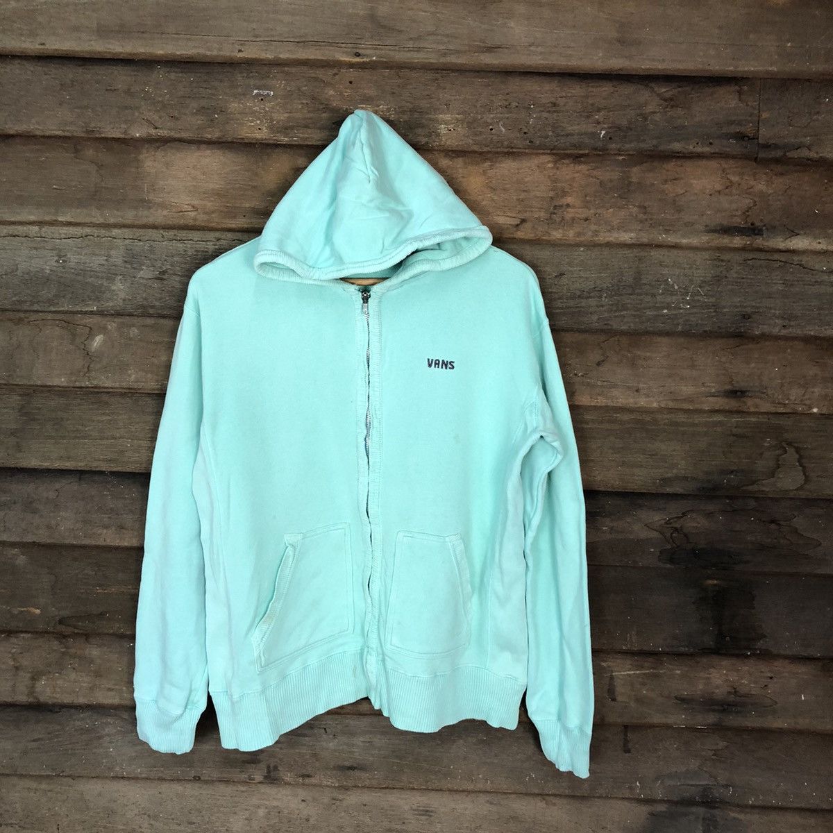 Vans × Vintage Vans vintage Turqouise Hoodies #4006 Size US L / EU 52-54 / 3 - 1 Thumbnail