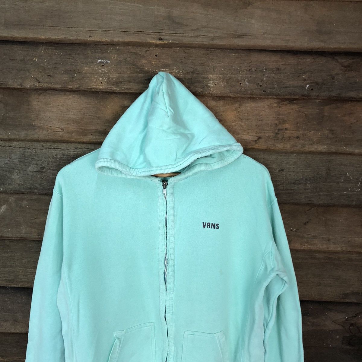 Vans × Vintage Vans vintage Turqouise Hoodies #4006 Size US L / EU 52-54 / 3 - 2 Thumbnail
