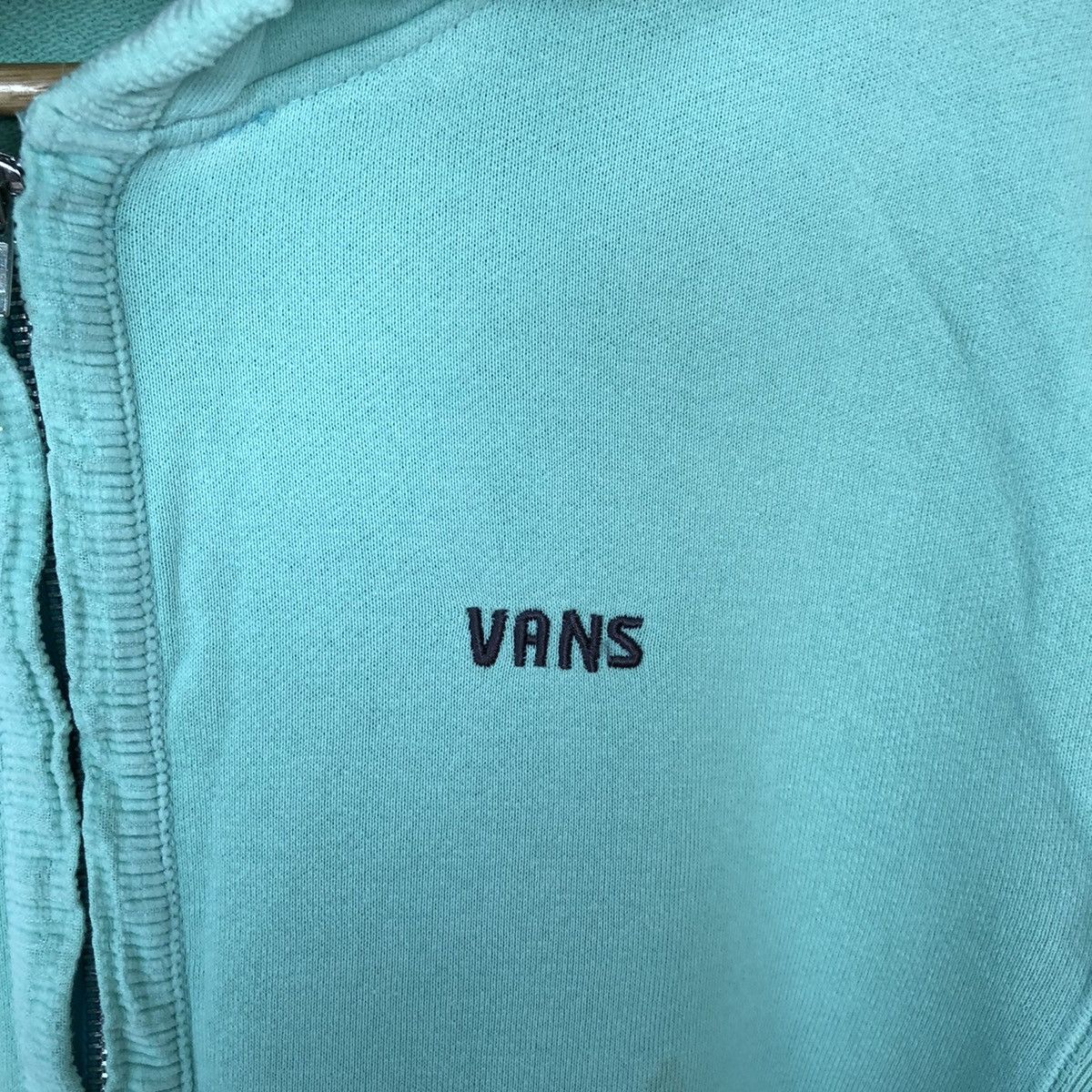 Vans × Vintage Vans vintage Turqouise Hoodies #4006 Size US L / EU 52-54 / 3 - 6 Thumbnail