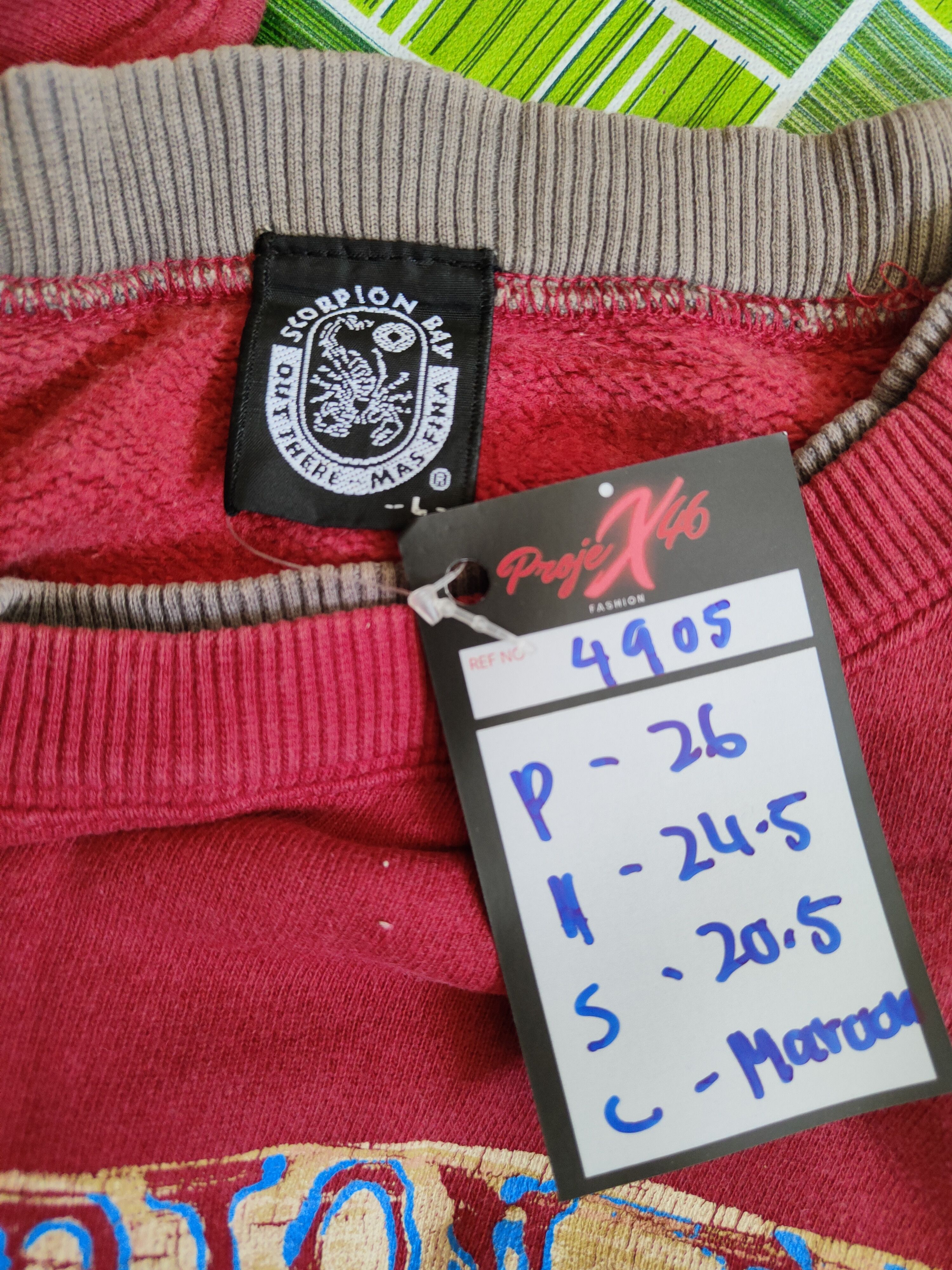 Vintage Scorpion Bay vintage Maroon Sweater #4905 Size US L / EU 52-54 / 3 - 12 Thumbnail