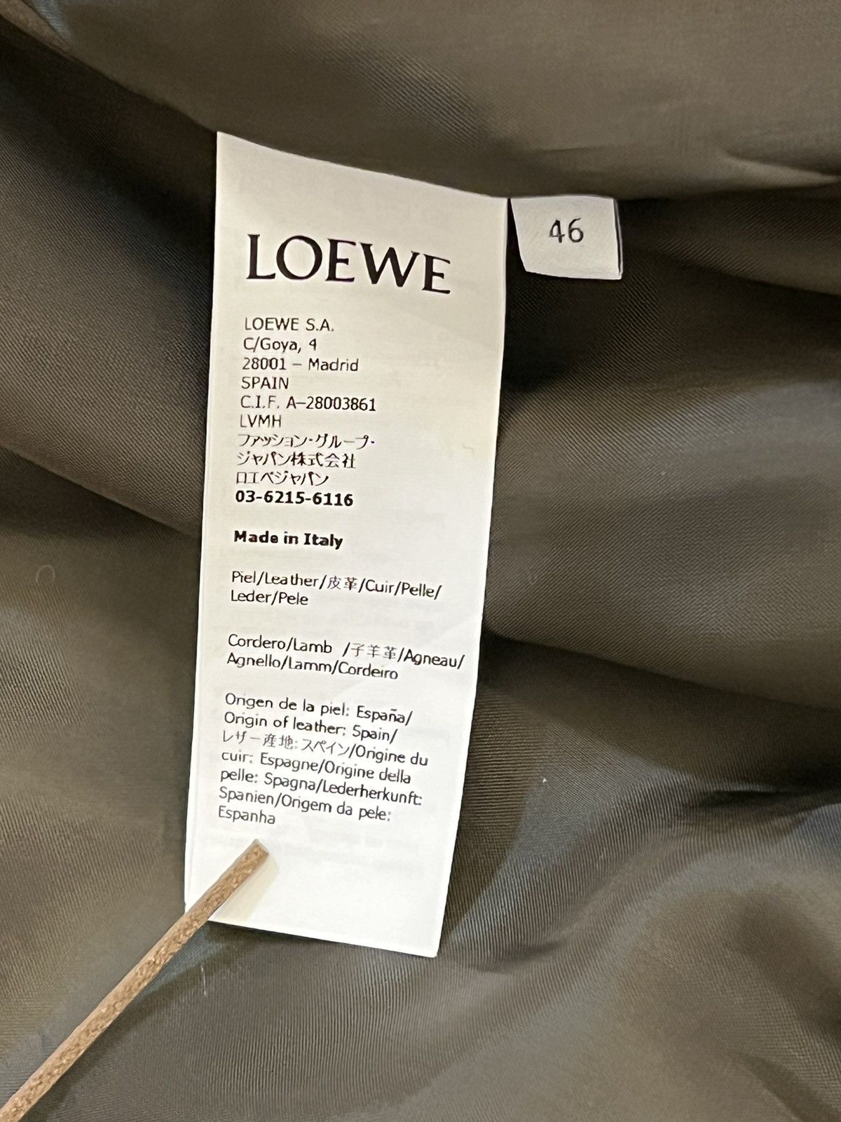 Loewe $8550 Loewe Zip-Up Puffer Leather Hoodie Green Size US S / EU 44-46 / 1 - 4 Thumbnail
