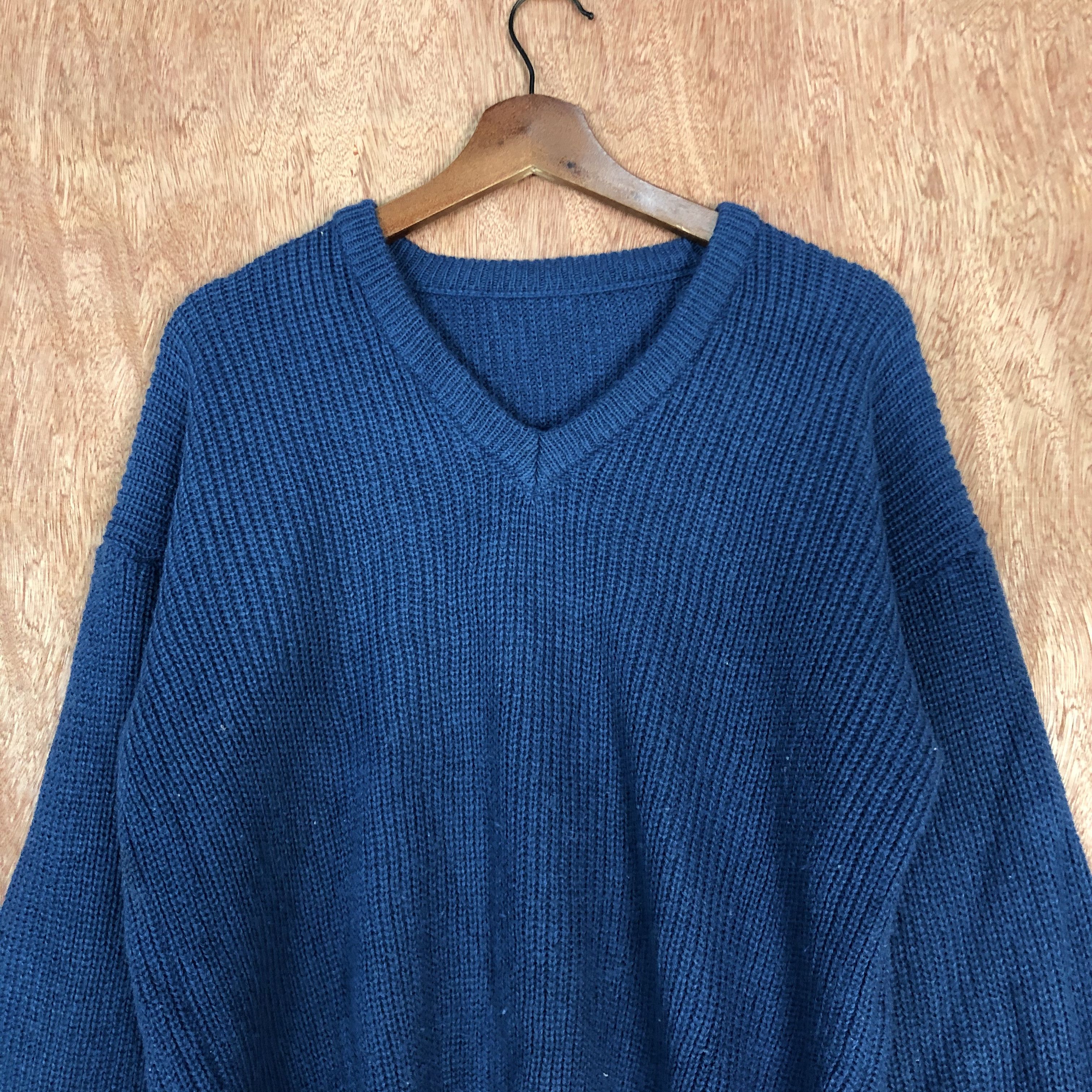 Homespun Knitwear Japan Brand Blue Knitwear #6068 Size US M / EU 48-50 / 2 - 2 Thumbnail