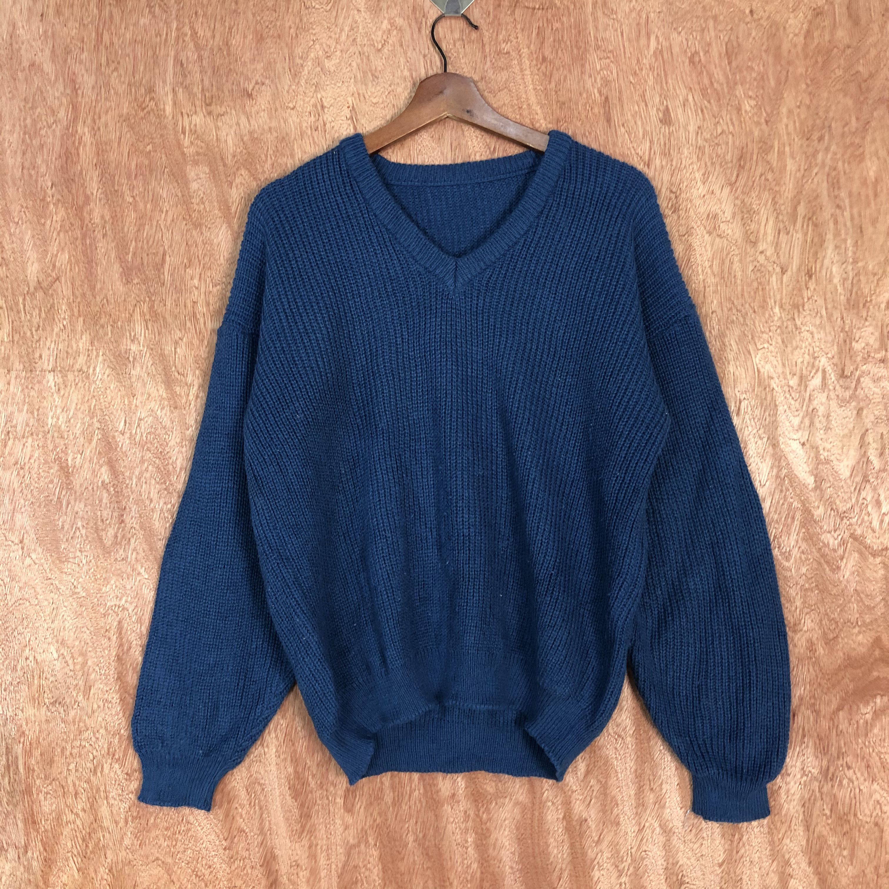 Homespun Knitwear Japan Brand Blue Knitwear #6068 Size US M / EU 48-50 / 2 - 1 Thumbnail