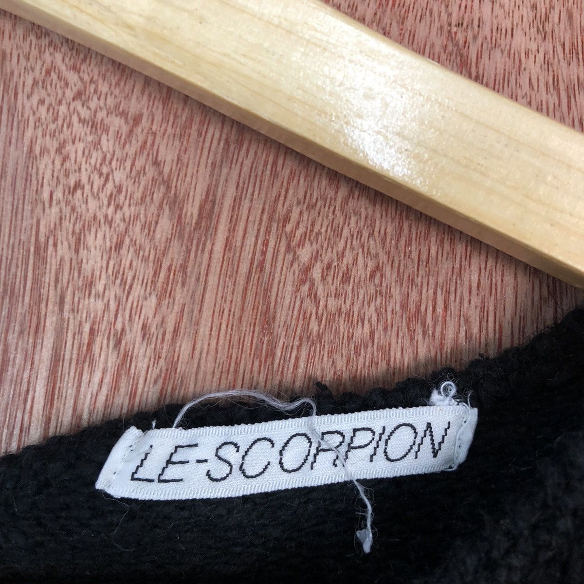 Vintage DLL Le-Scorpion Black Knitwear art streetwear #c608 Size US S / EU 44-46 / 1 - 9 Thumbnail