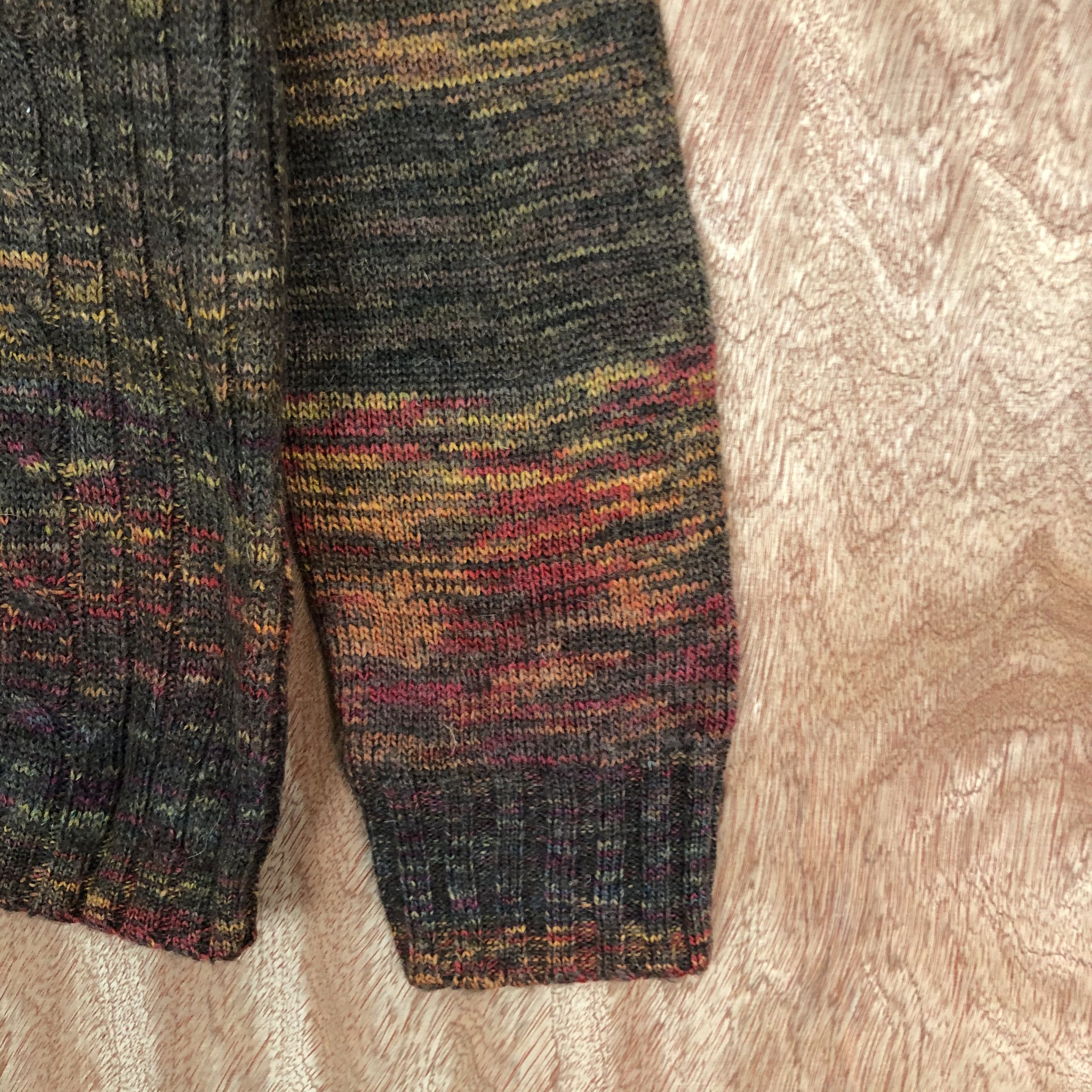 Homespun Knitwear Cest tout Brown Shag Shaggy Knitwear #c475 Size US M / EU 48-50 / 2 - 3 Thumbnail