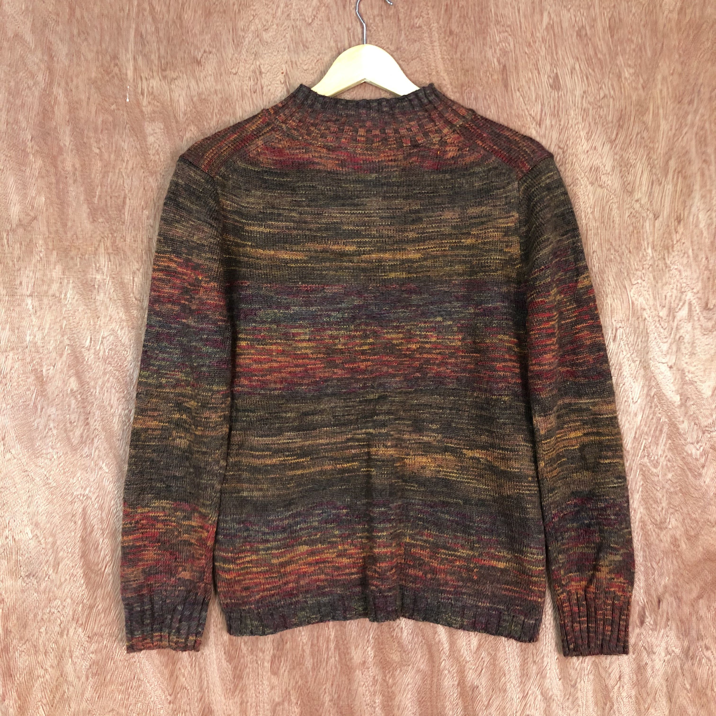 Homespun Knitwear Cest tout Brown Shag Shaggy Knitwear #c475 Size US M / EU 48-50 / 2 - 8 Thumbnail