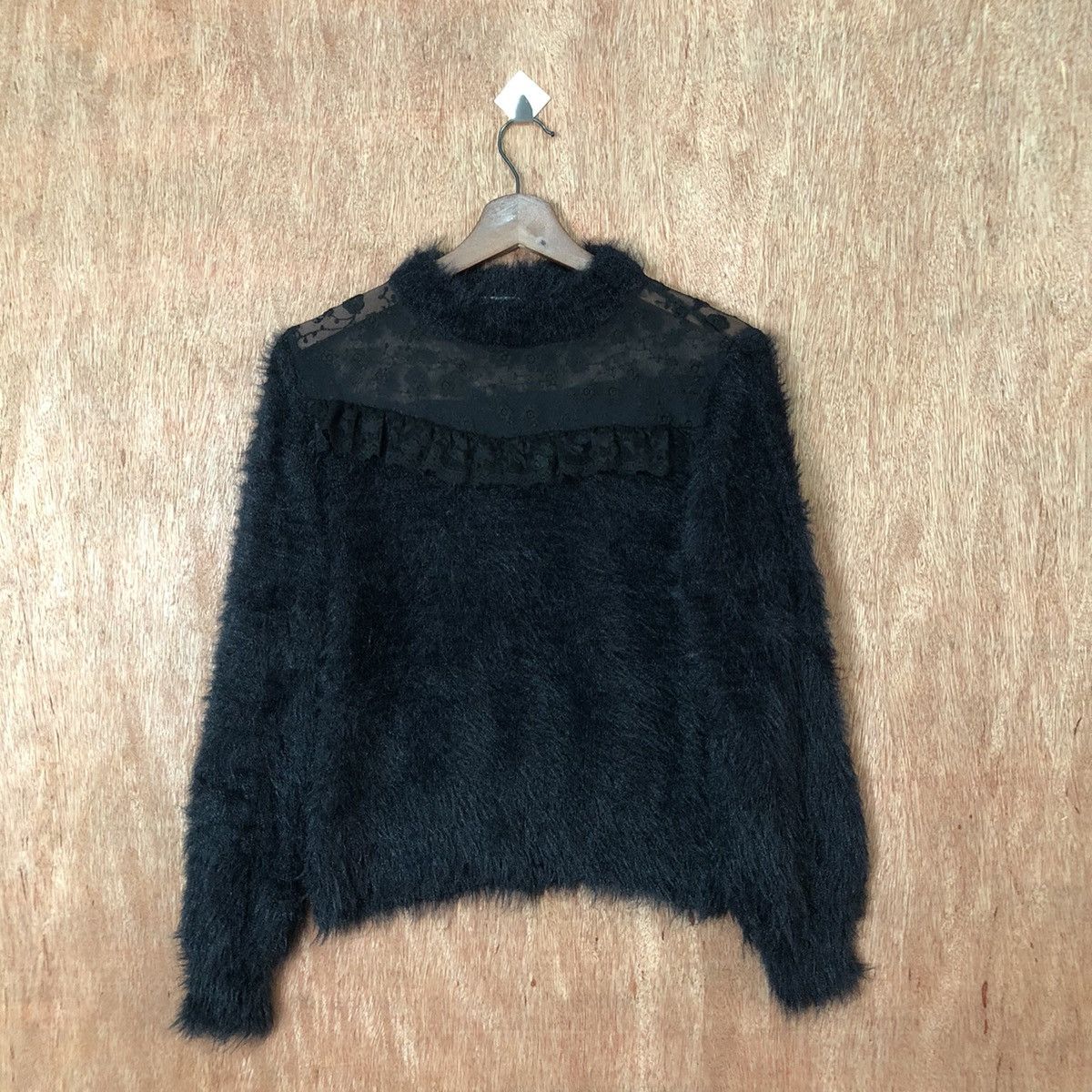 Homespun Knitwear Chip Clip Sweet Shag Shaggy Fur Mohair #6398 Size M / US 6-8 / IT 42-44 - 1 Thumbnail