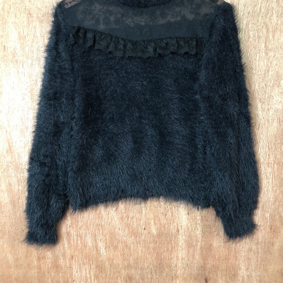 Homespun Knitwear Chip Clip Sweet Shag Shaggy Fur Mohair #6398 Size M / US 6-8 / IT 42-44 - 3 Thumbnail