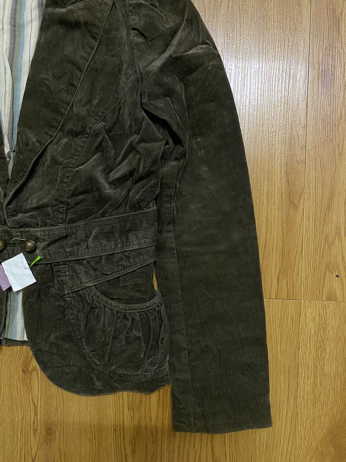Issey Miyake Tsumari Chisato Corduroy Jacket Size S / US 4 / IT 40 - 4 Thumbnail