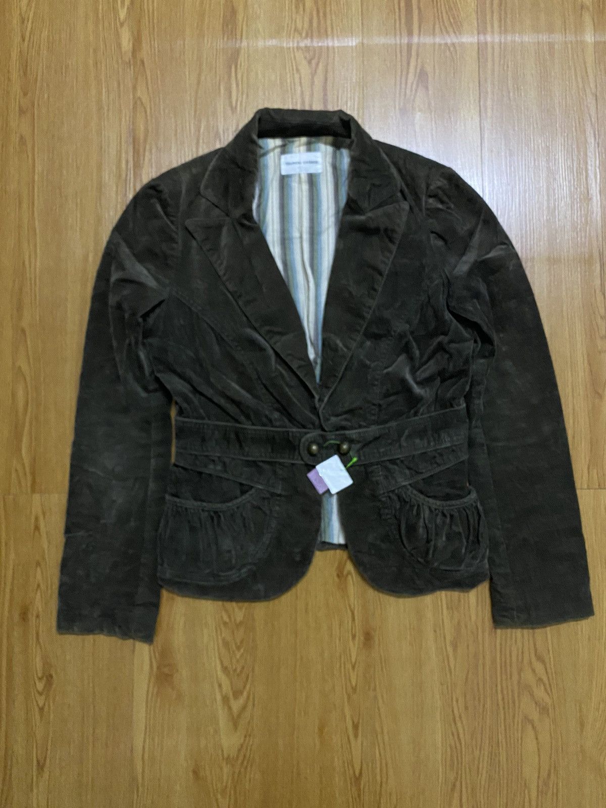 Issey Miyake Tsumari Chisato Corduroy Jacket Size S / US 4 / IT 40 - 1 Thumbnail