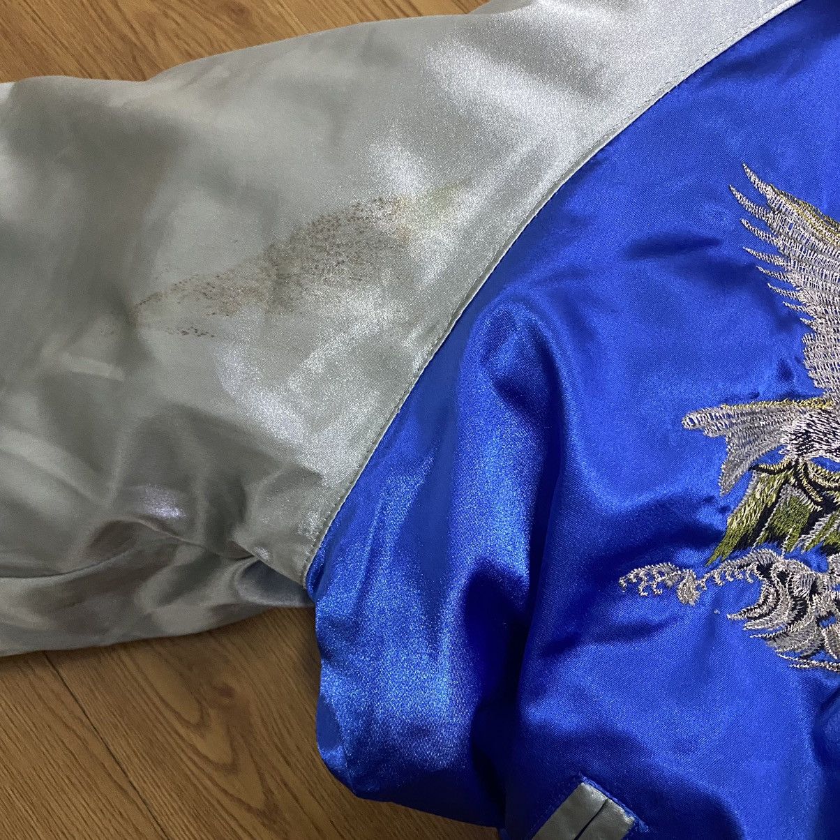 Japanese Brand Vintage Sukajan Hoshihime embroidery Eagle Japan Logo Jacket Size US L / EU 52-54 / 3 - 11 Thumbnail