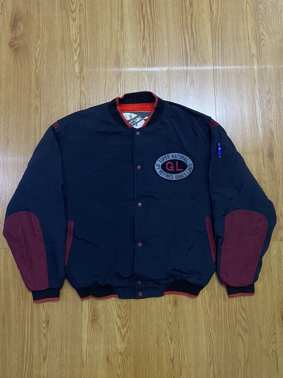 Japanese Brand × Vintage Vintage Grassland Super Natural Flight Jacket Size US L / EU 52-54 / 3 - 1 Thumbnail