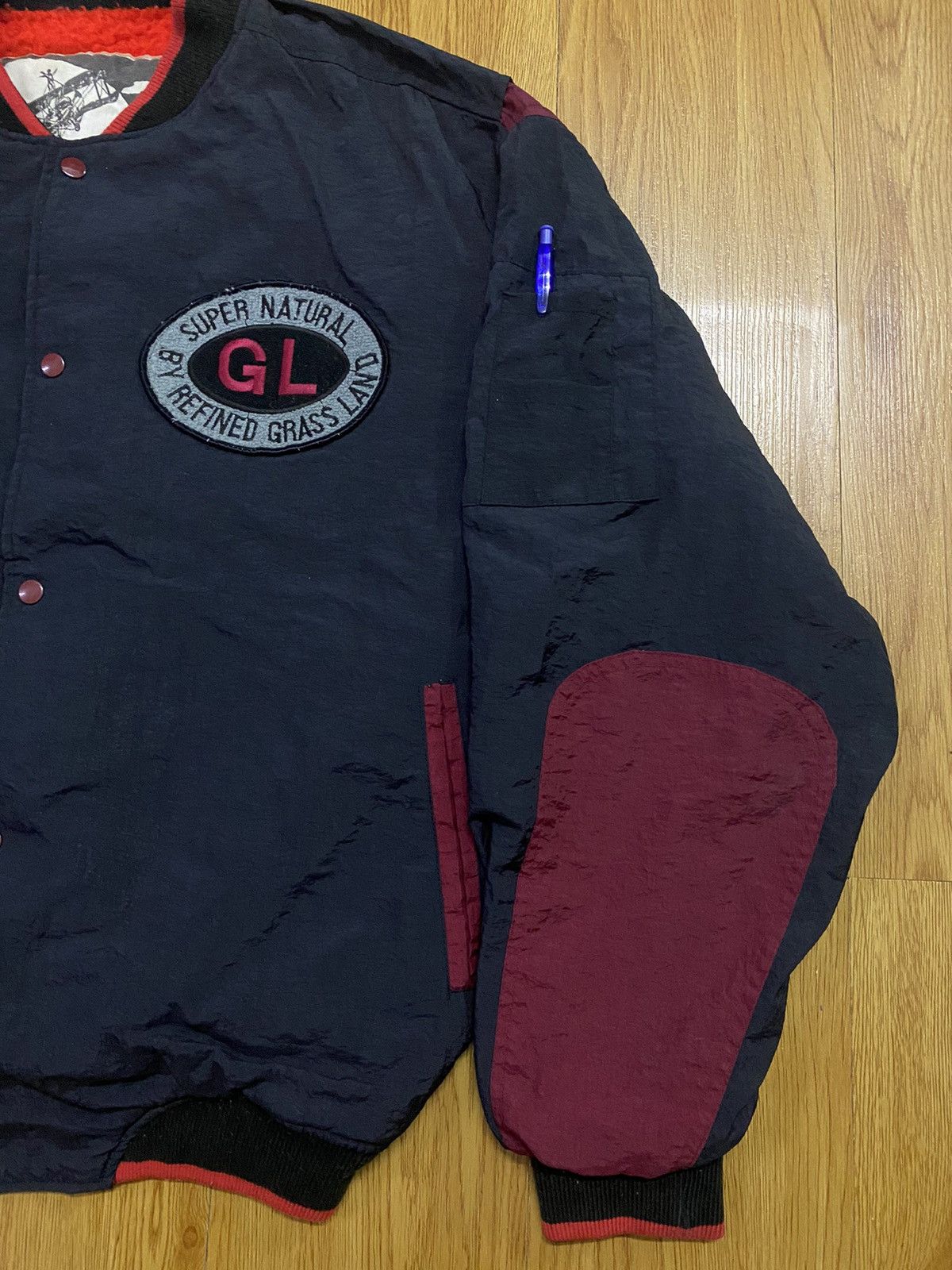 Japanese Brand × Vintage Vintage Grassland Super Natural Flight Jacket Size US L / EU 52-54 / 3 - 4 Thumbnail