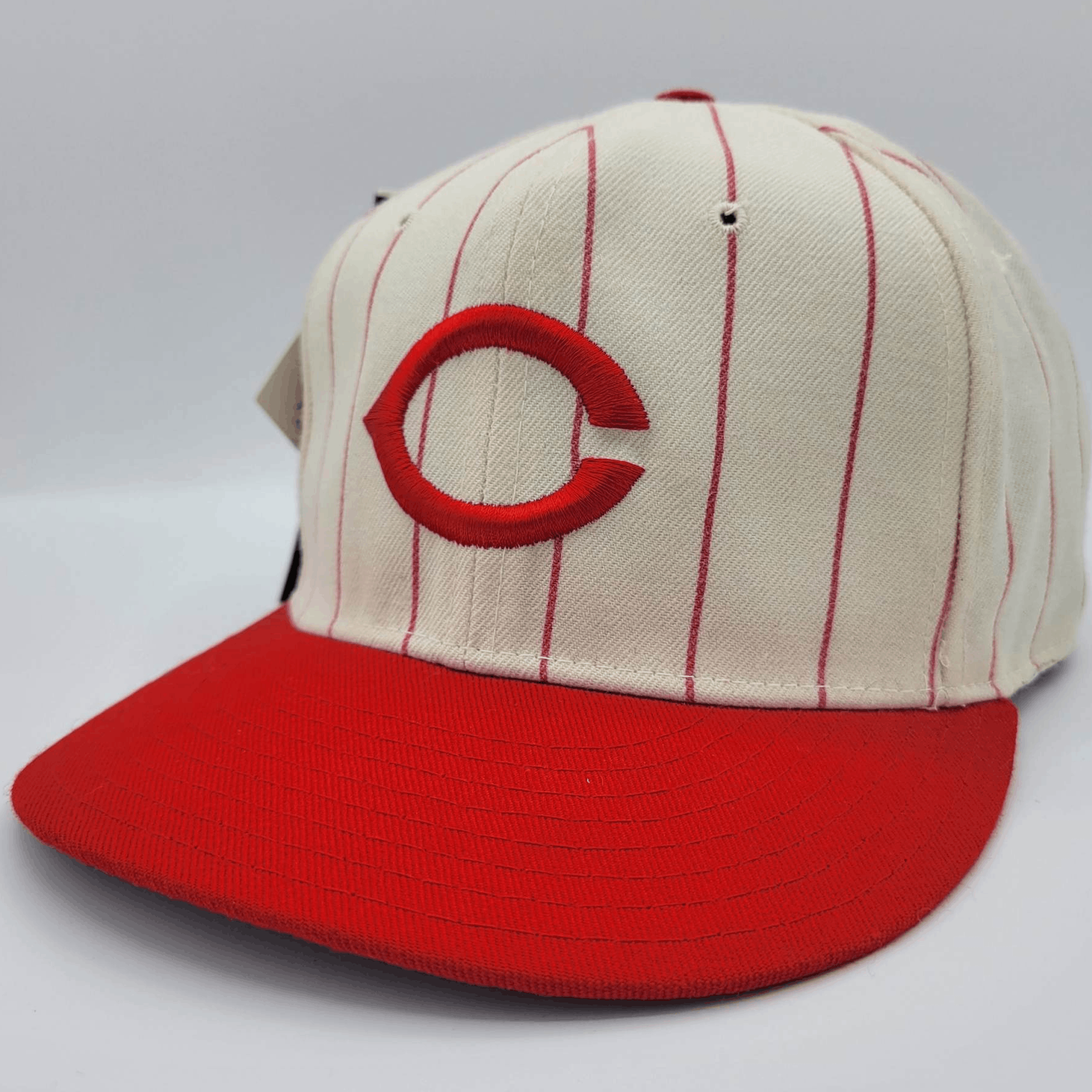 Vintage New Era Cincinnati Reds Pinstripe Snapback — Roots