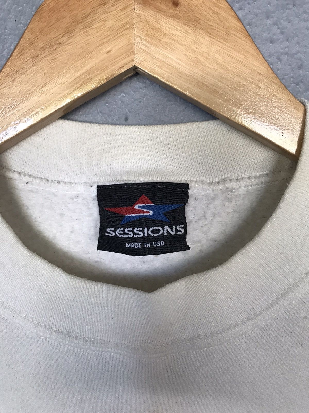 Sessions × Vintage 🔥VTG SESSIONS USA SWEATSHIRT Size US L / EU 52-54 / 3 - 3 Thumbnail