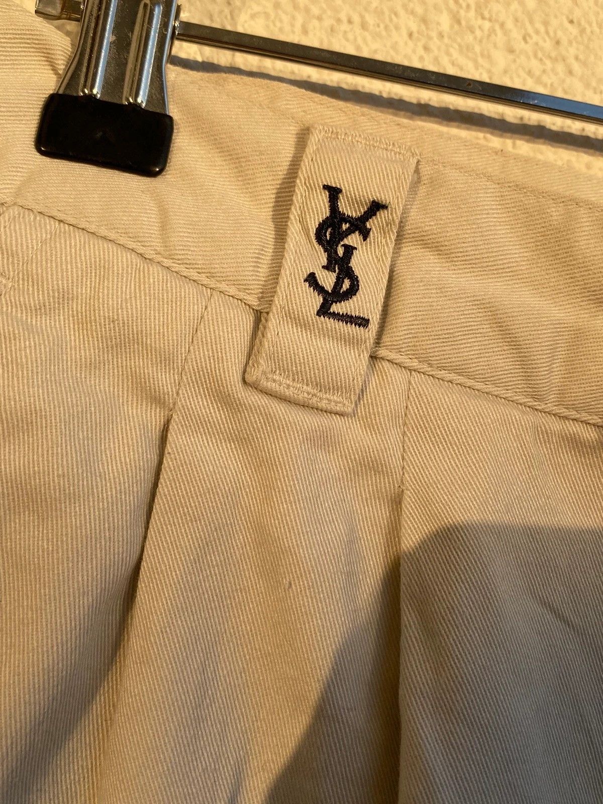 Yves Saint Laurent Cotton YSL Shorts Casual Summer Size US 30 / EU 46 - 2 Thumbnail