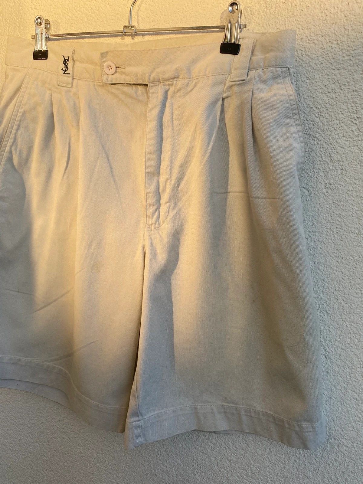 Yves Saint Laurent Cotton YSL Shorts Casual Summer Size US 30 / EU 46 - 7 Thumbnail