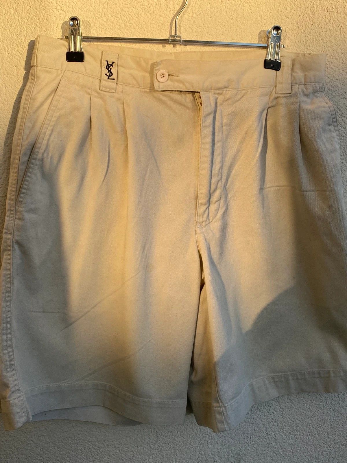 Yves Saint Laurent Cotton YSL Shorts Casual Summer Size US 30 / EU 46 - 8 Thumbnail
