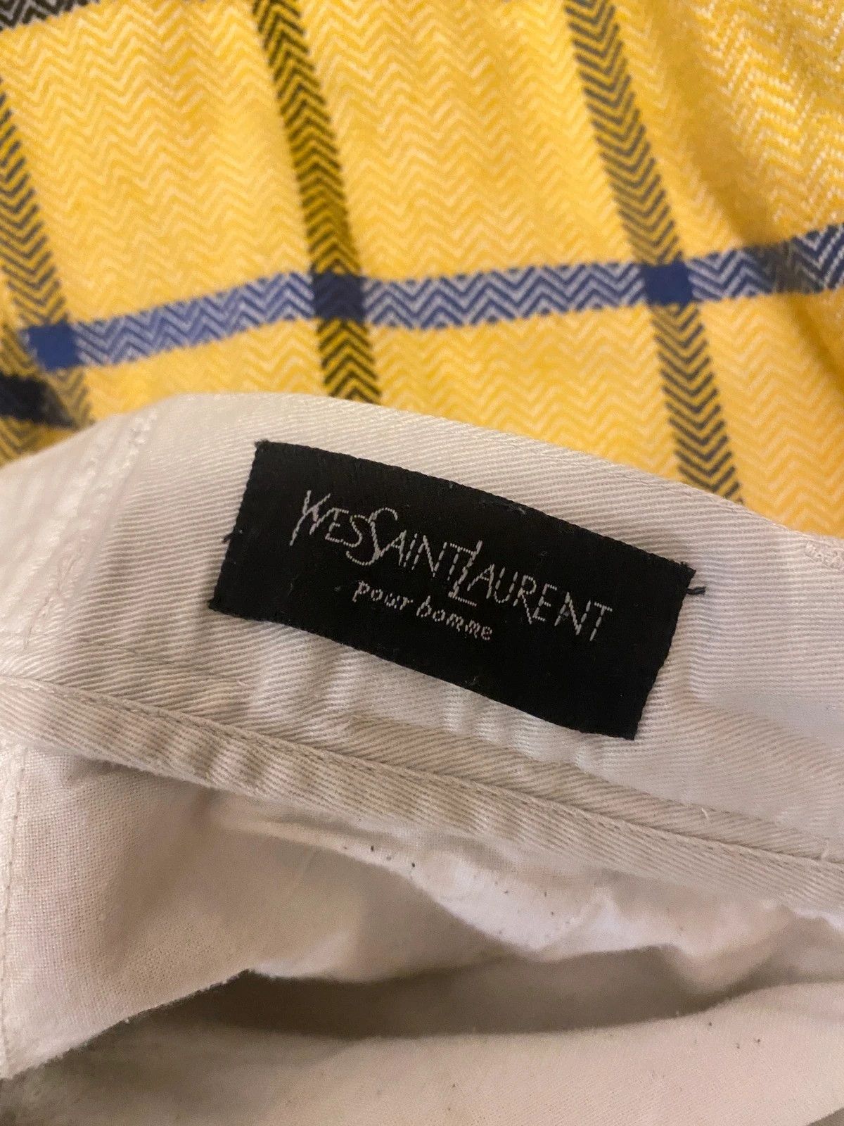 Yves Saint Laurent Cotton YSL Shorts Casual Summer Size US 30 / EU 46 - 4 Thumbnail