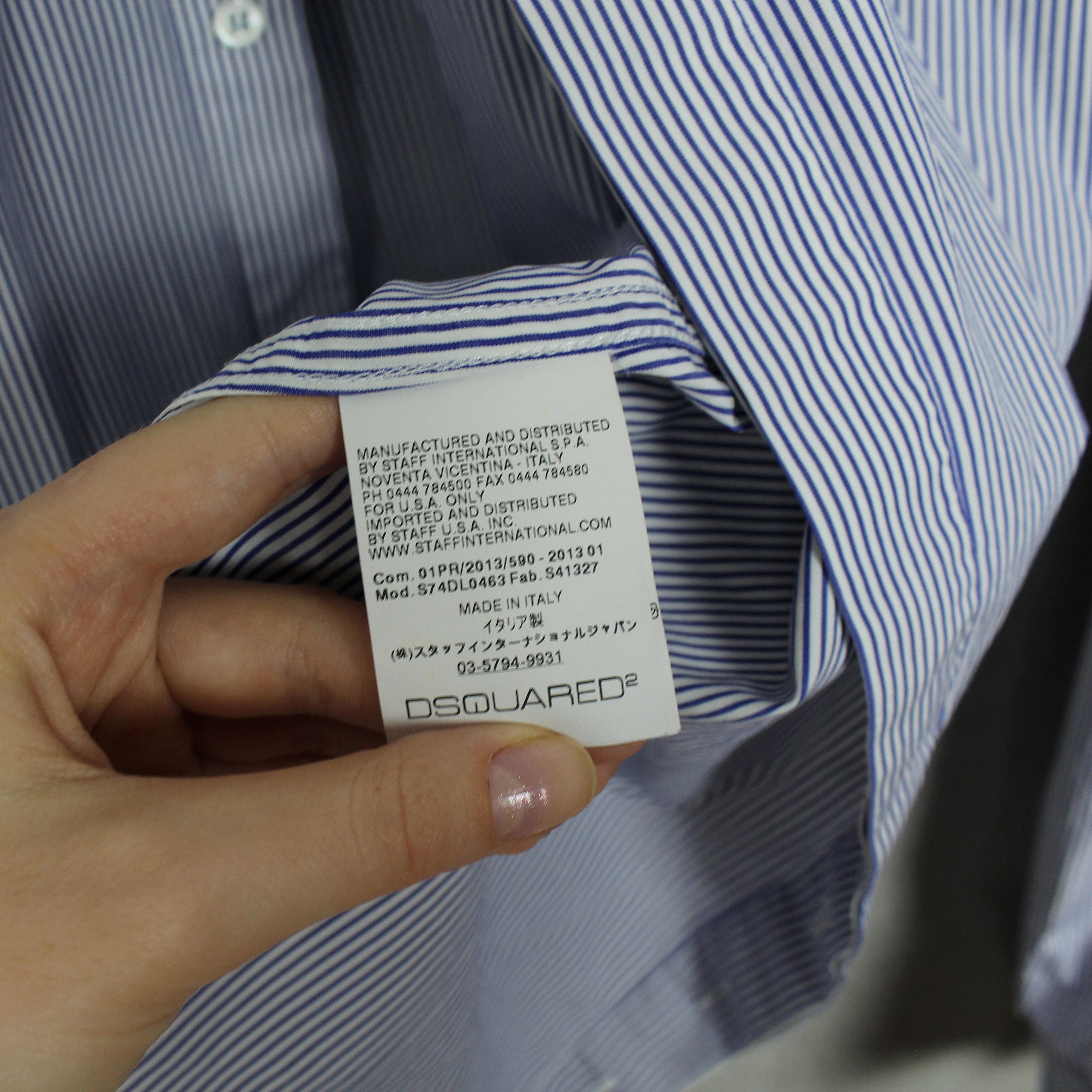Dsquared2 Dsquared2 Tailor Dean Classic Shirt Size 48 S Size US S / EU 44-46 / 1 - 11 Thumbnail