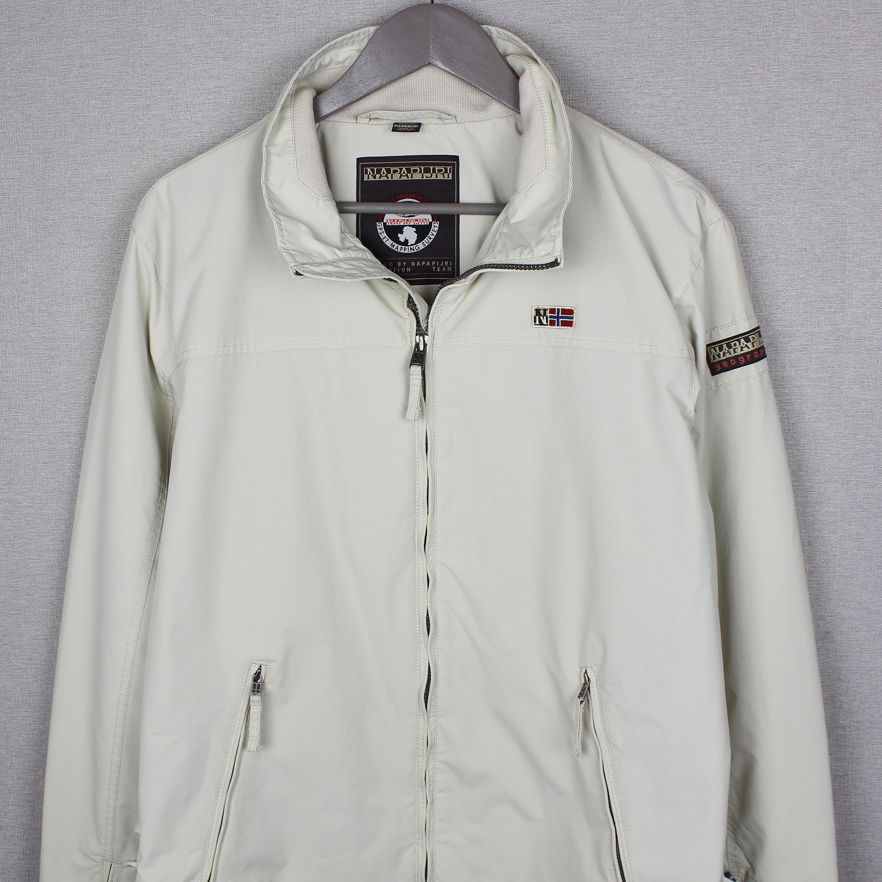Napapijri Napapijri Beige Jacket Size L XL Size US XL / EU 56 / 4 - 1 Thumbnail
