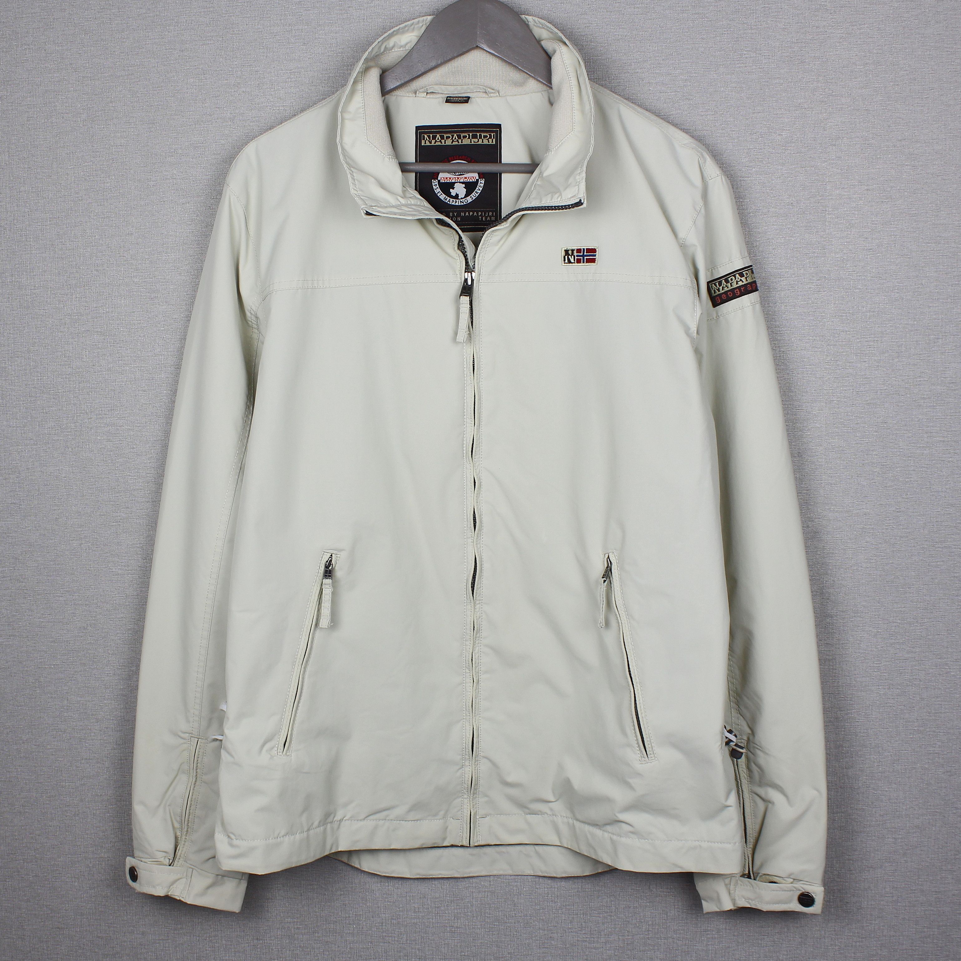 Napapijri Napapijri Beige Jacket Size L XL Size US XL / EU 56 / 4 - 2 Thumbnail